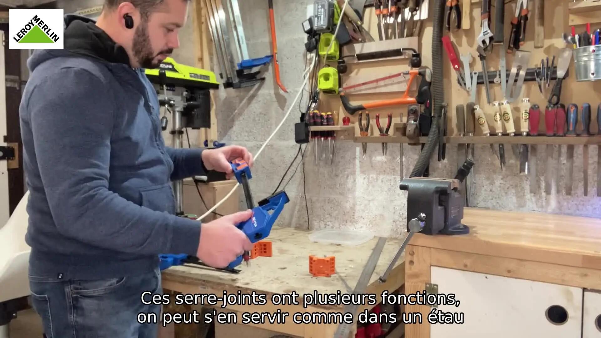Lot de 5 serre-joints à une main DEXTER, 150 mm - 13