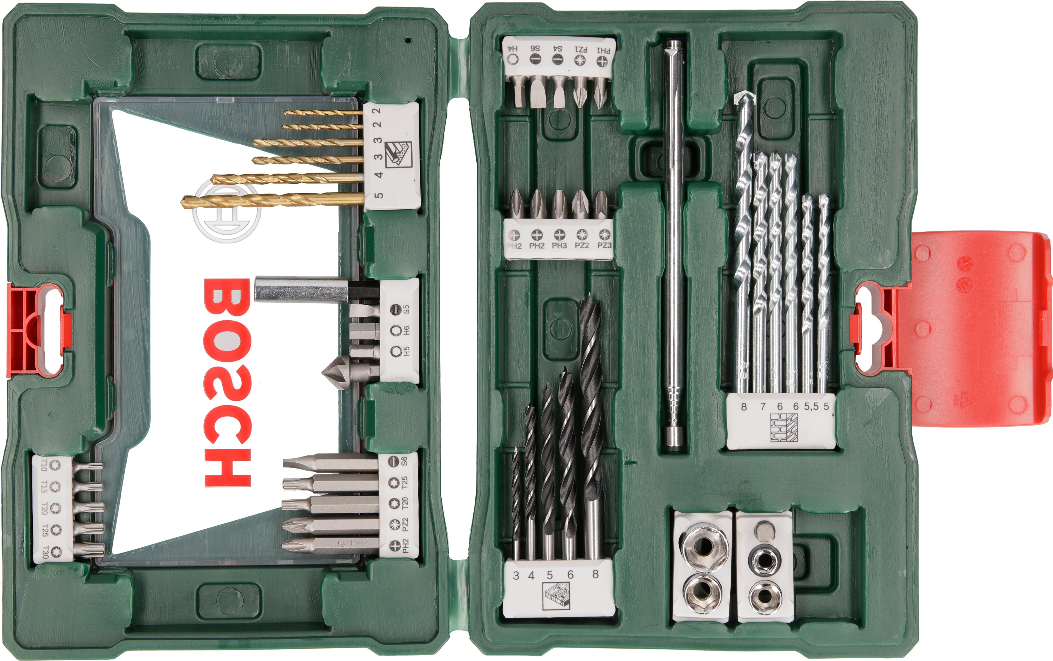 Coffret d'embouts de vissage et de forets pour multimatériaux, BOSCH, 48 pièces - 3