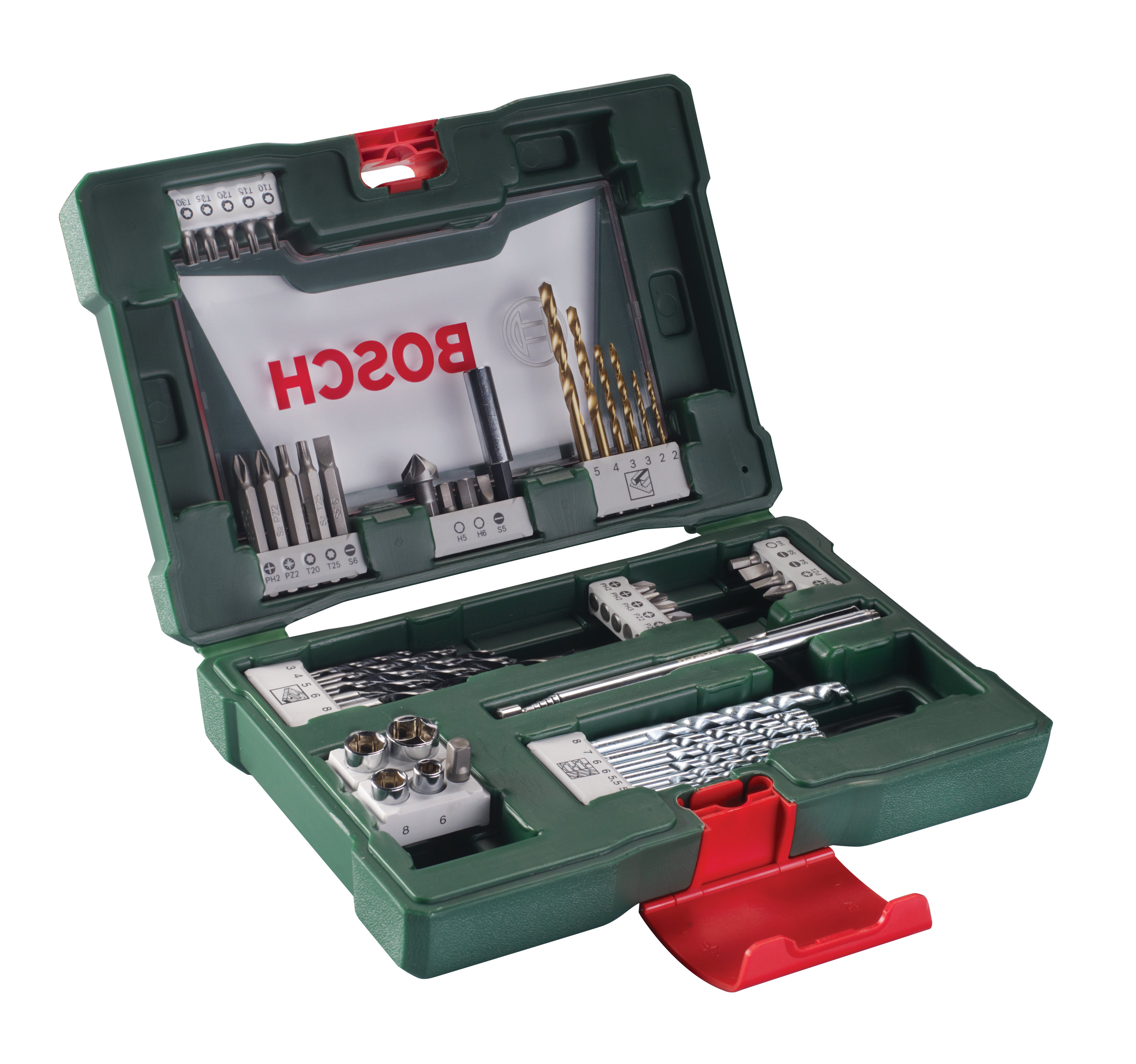 Coffret d'embouts de vissage et de forets pour multimatériaux, BOSCH, 48 pièces - 4