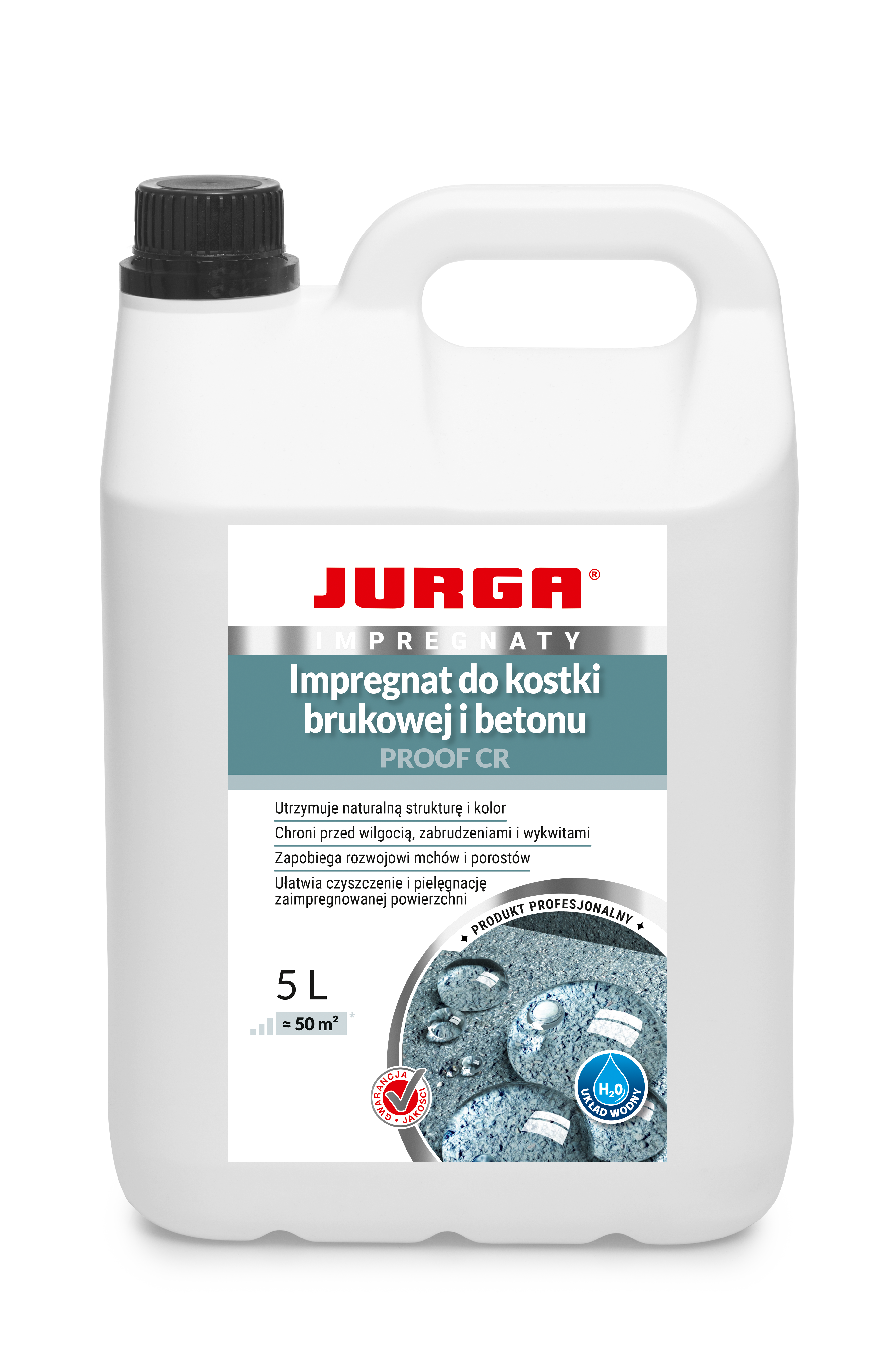 Impregnat do kostki brukowej i betonu Proof CR 5 l Jurga