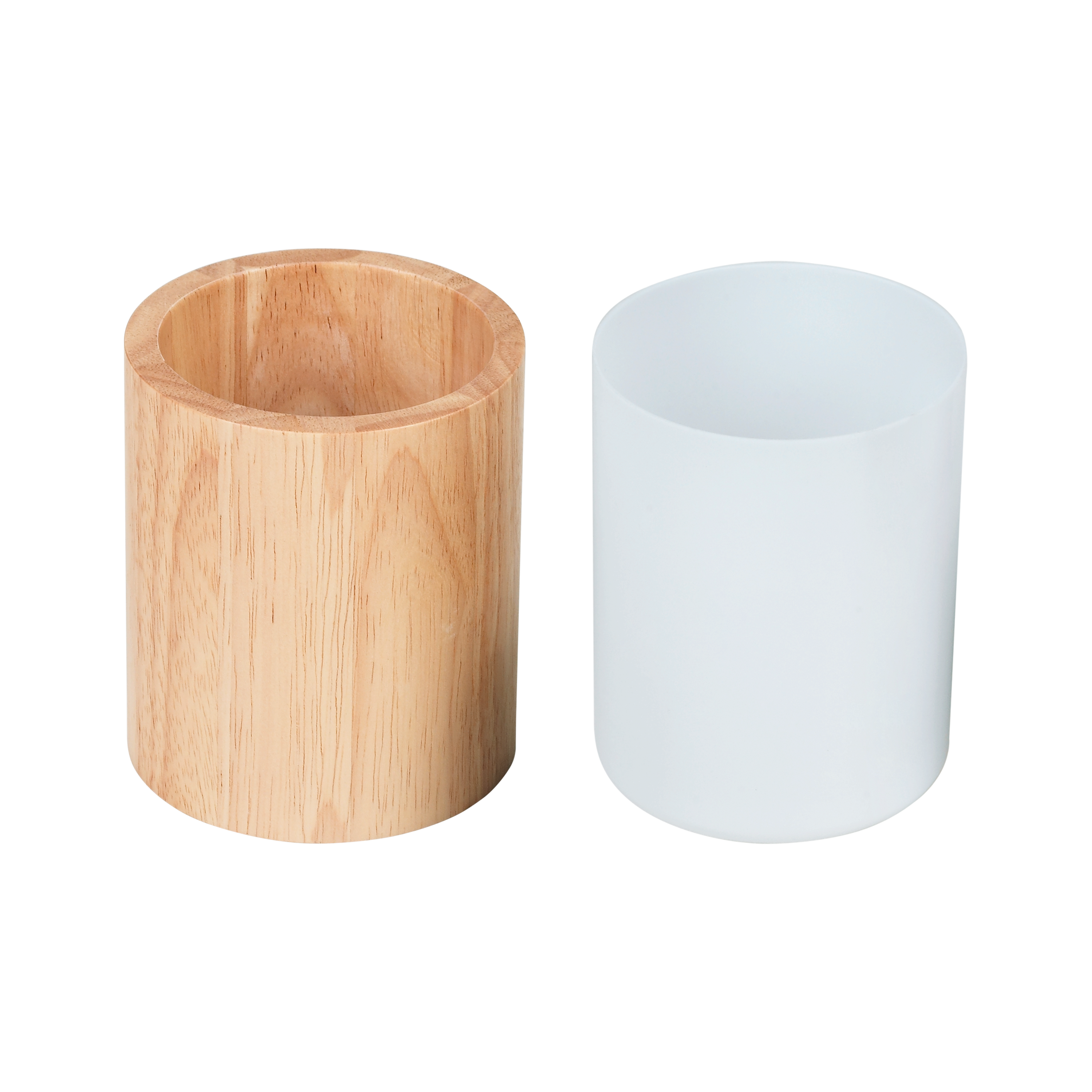 Pot avec brosse WC intégrée blanc Scandi SENSEA - 3