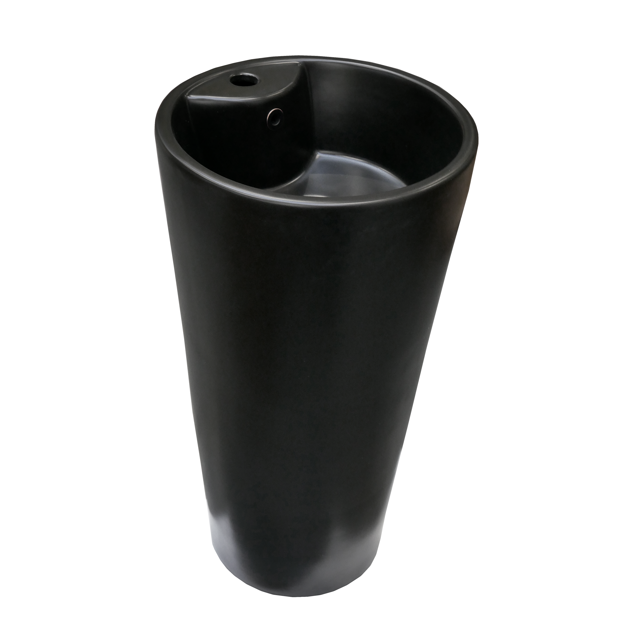 Umywalka wolnostojąca Porto Black 40 X 40 X 85