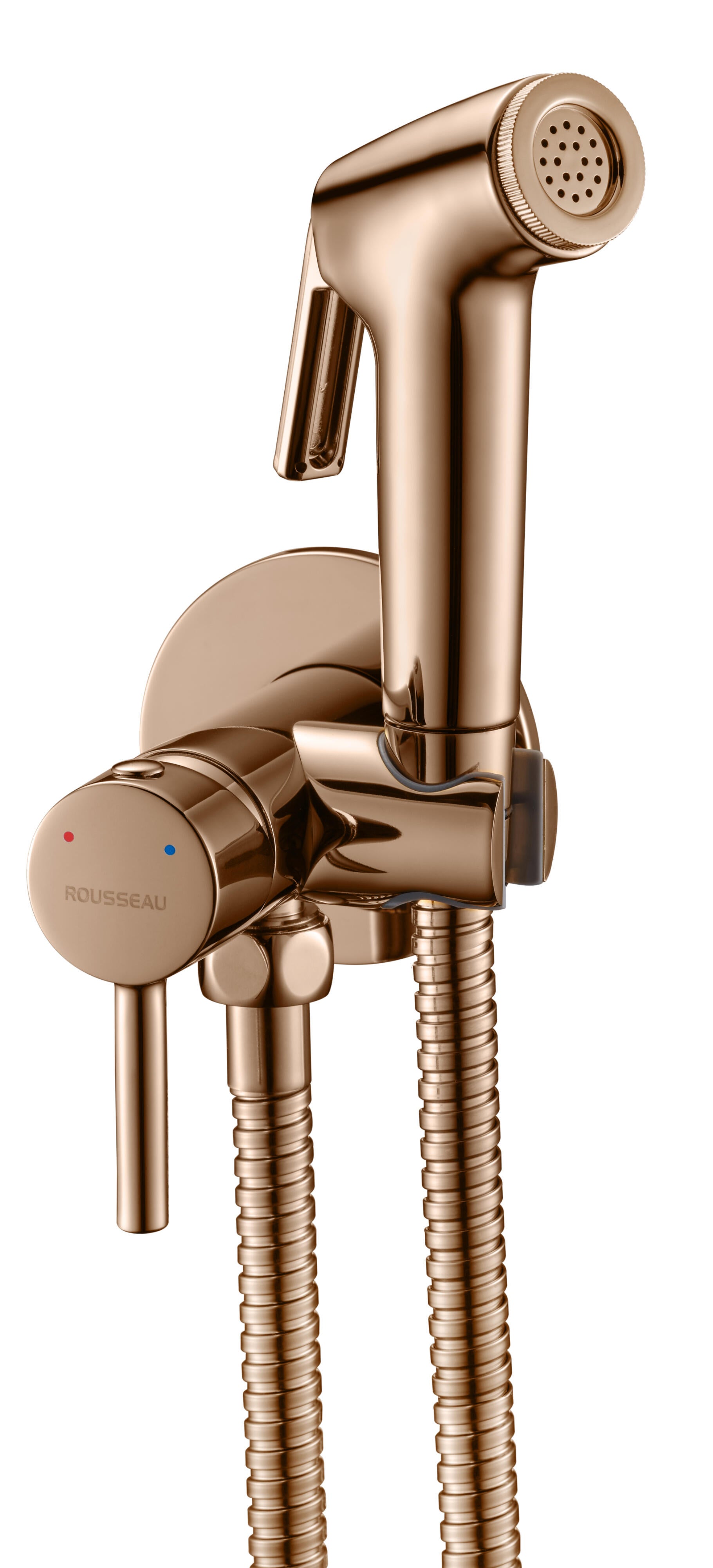 Ducha inodoro edouard rousseau agua fría/caliente oro rosa 150 cm de largo