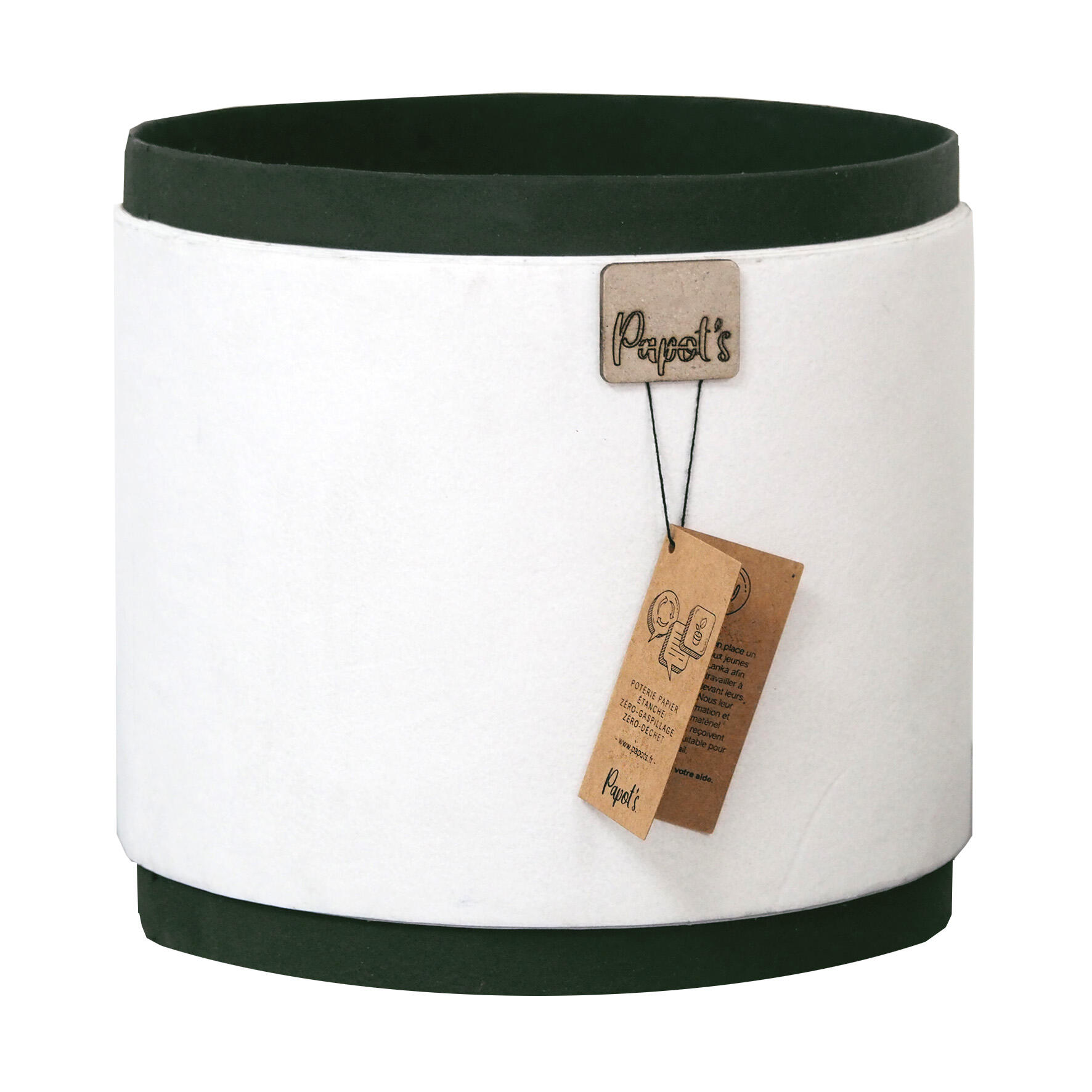 Cache pot x H.13 cm vert | Leroy Merlin