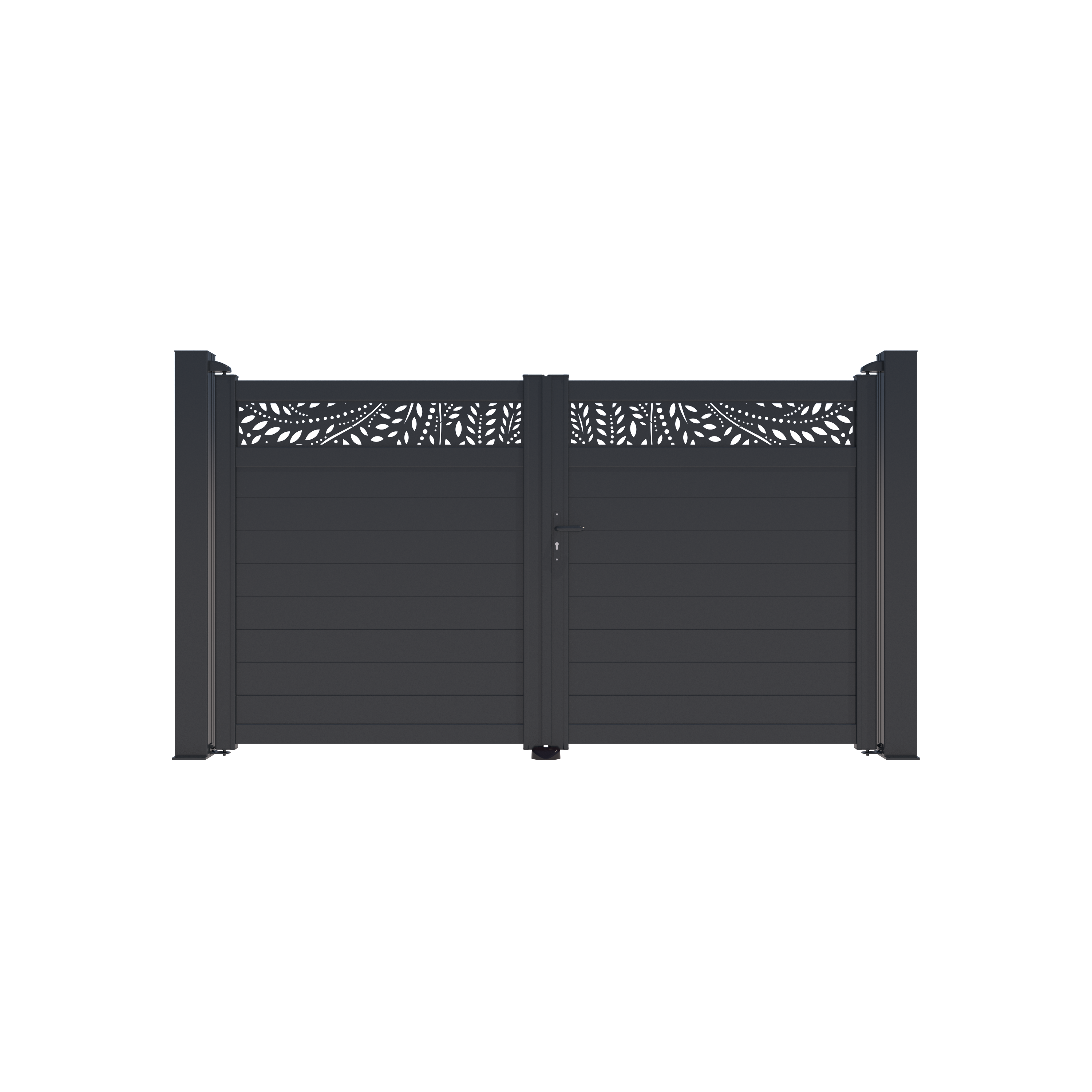 Cancela aluminio 170x301cm