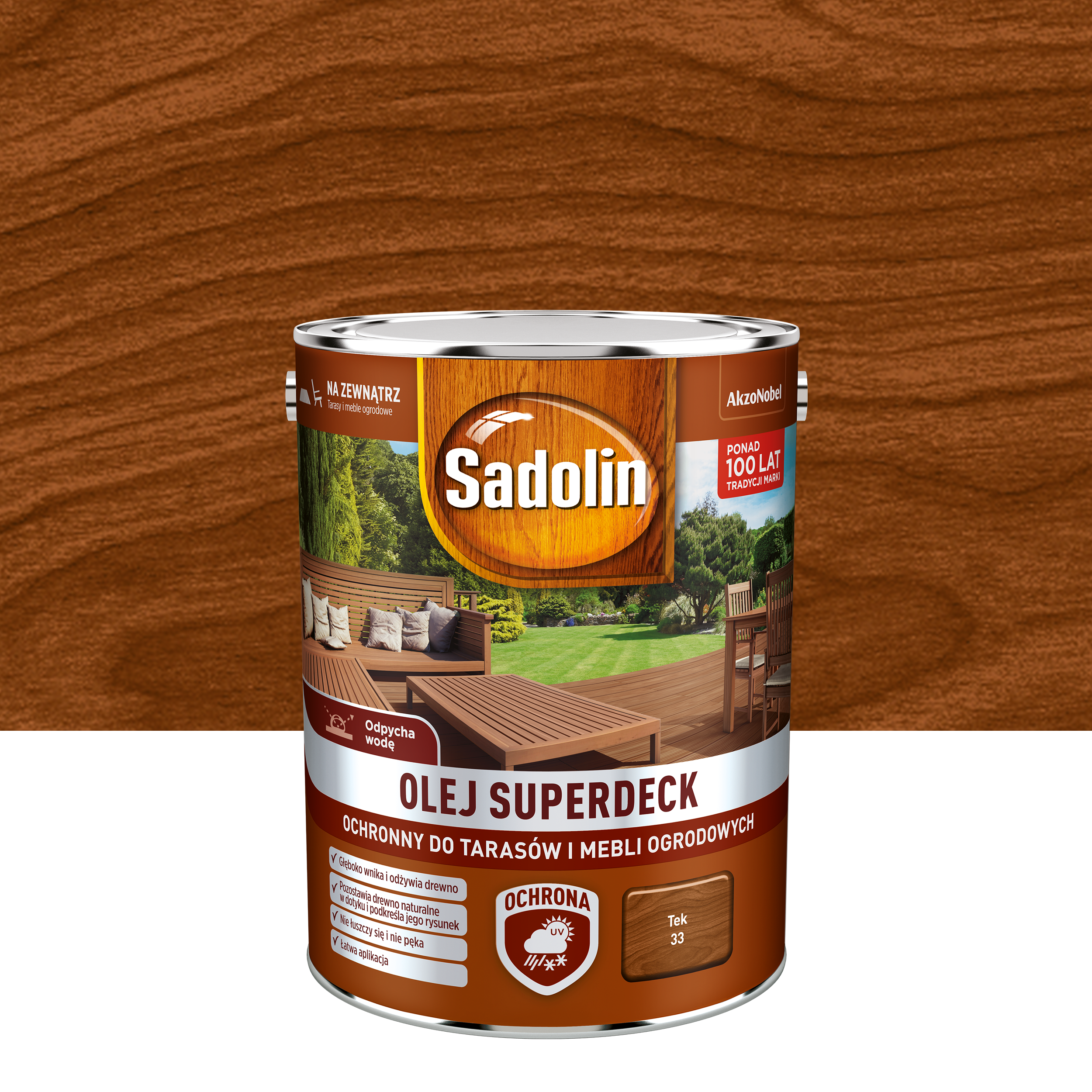 Olej do drewna na zewnątrz Tek Superdeck 5l Sadolin