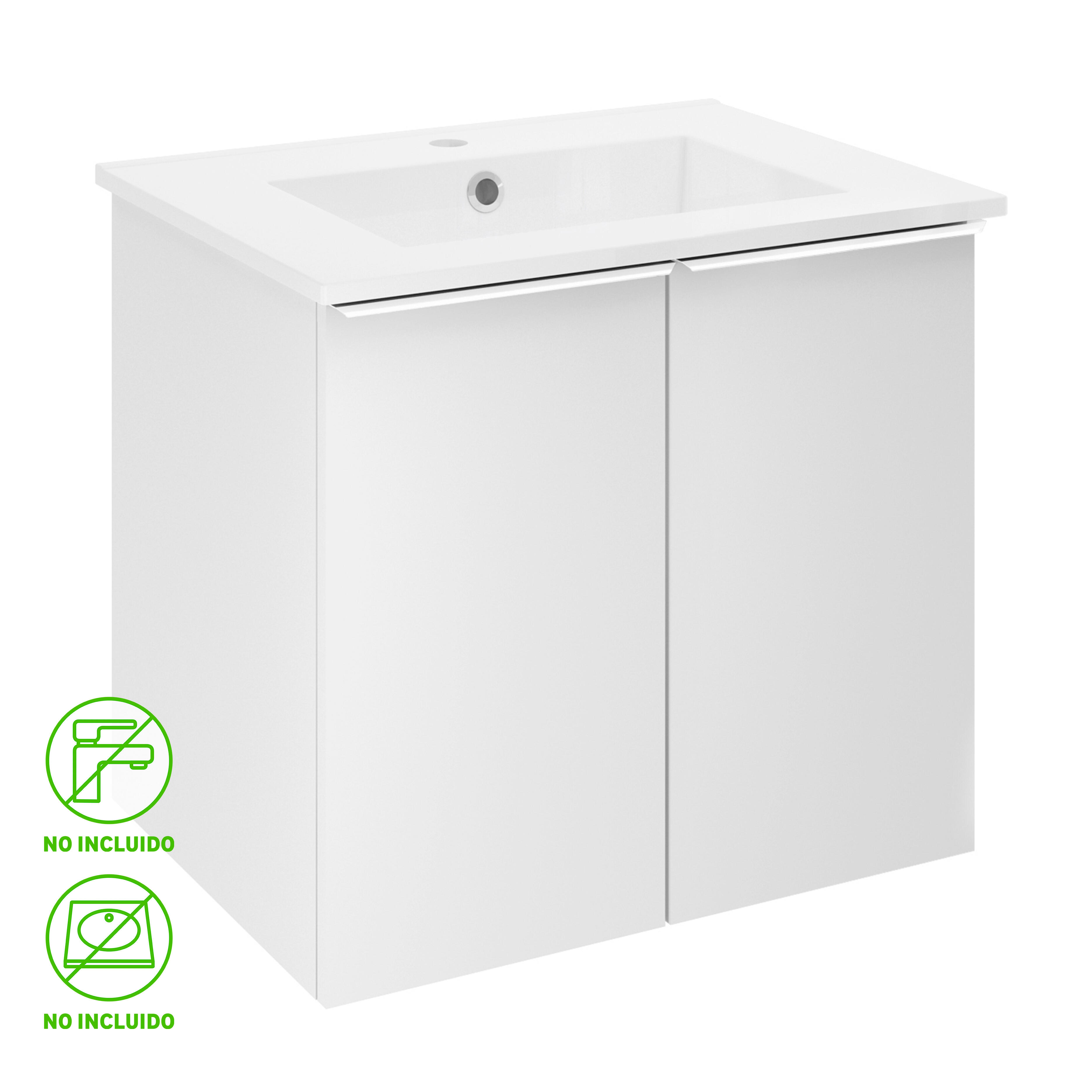 Mueble de baño essential blanco 60x45 cm (lavabo no incluido)