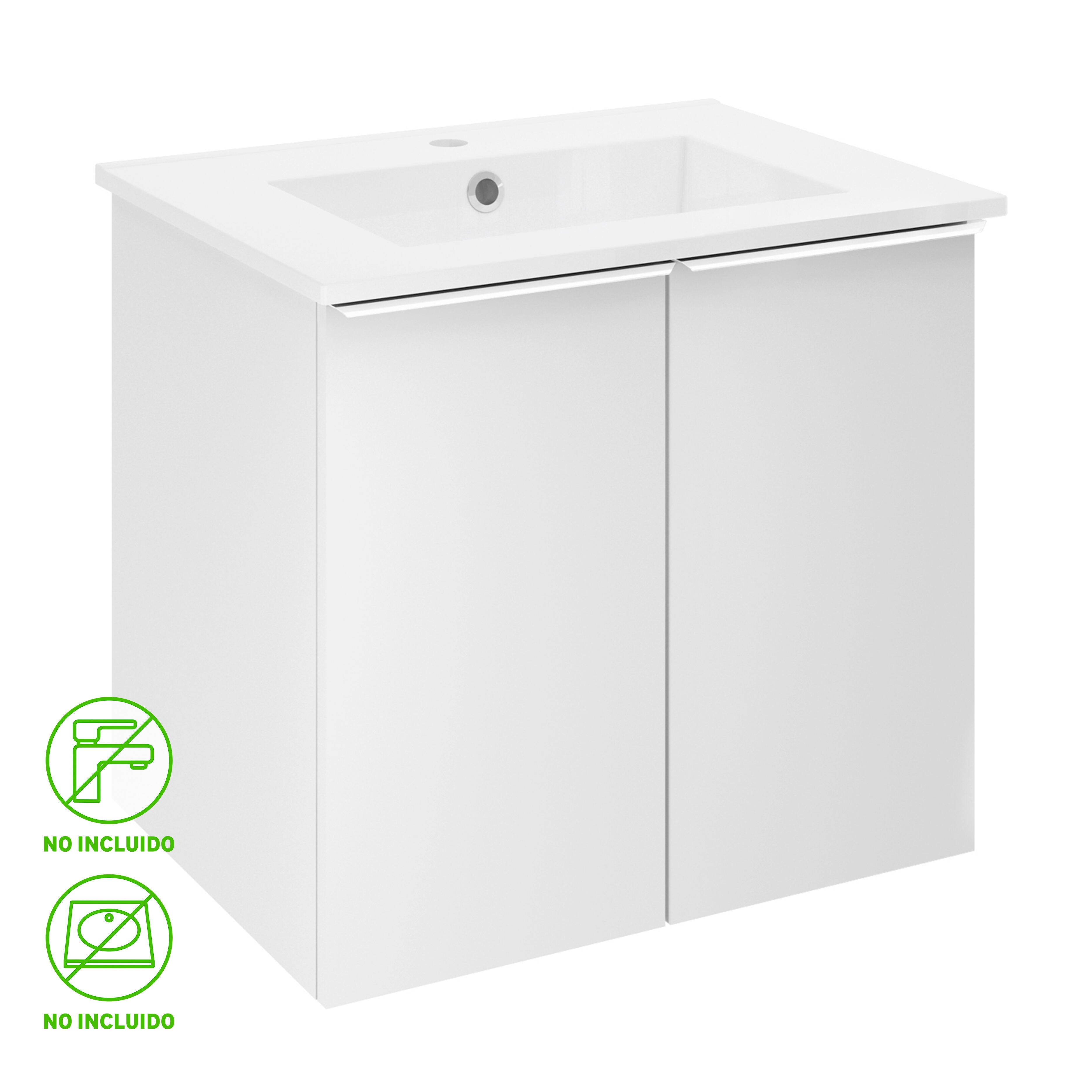 Mueble de baño essential blanco 60x45 cm