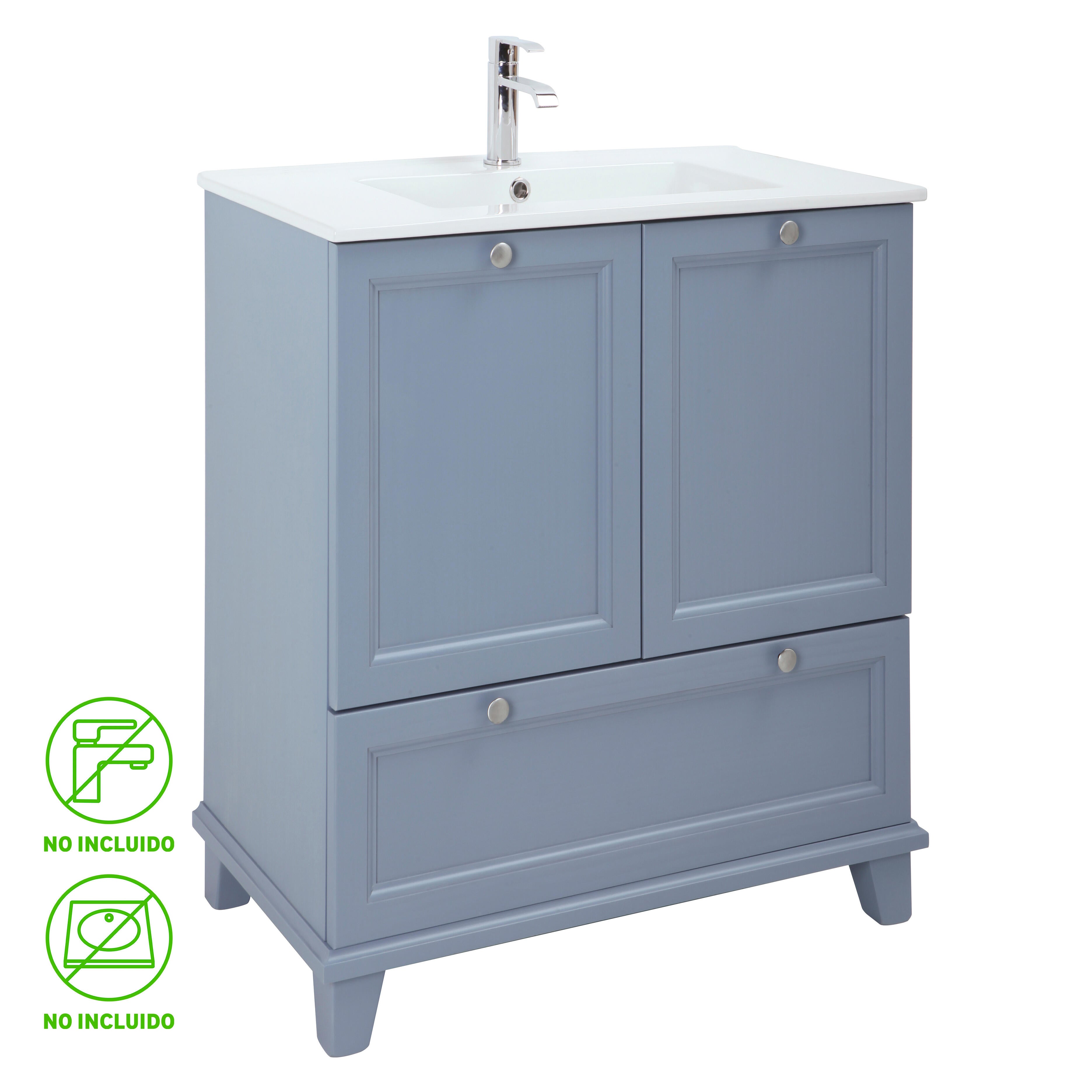 Mueble de baño unike cobalto 65x45 cm