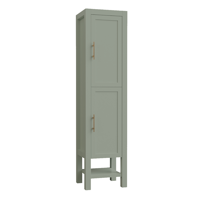 Colonne 2p l.42.1 x H.165.3 x P.38.6 cm vert doré Kende