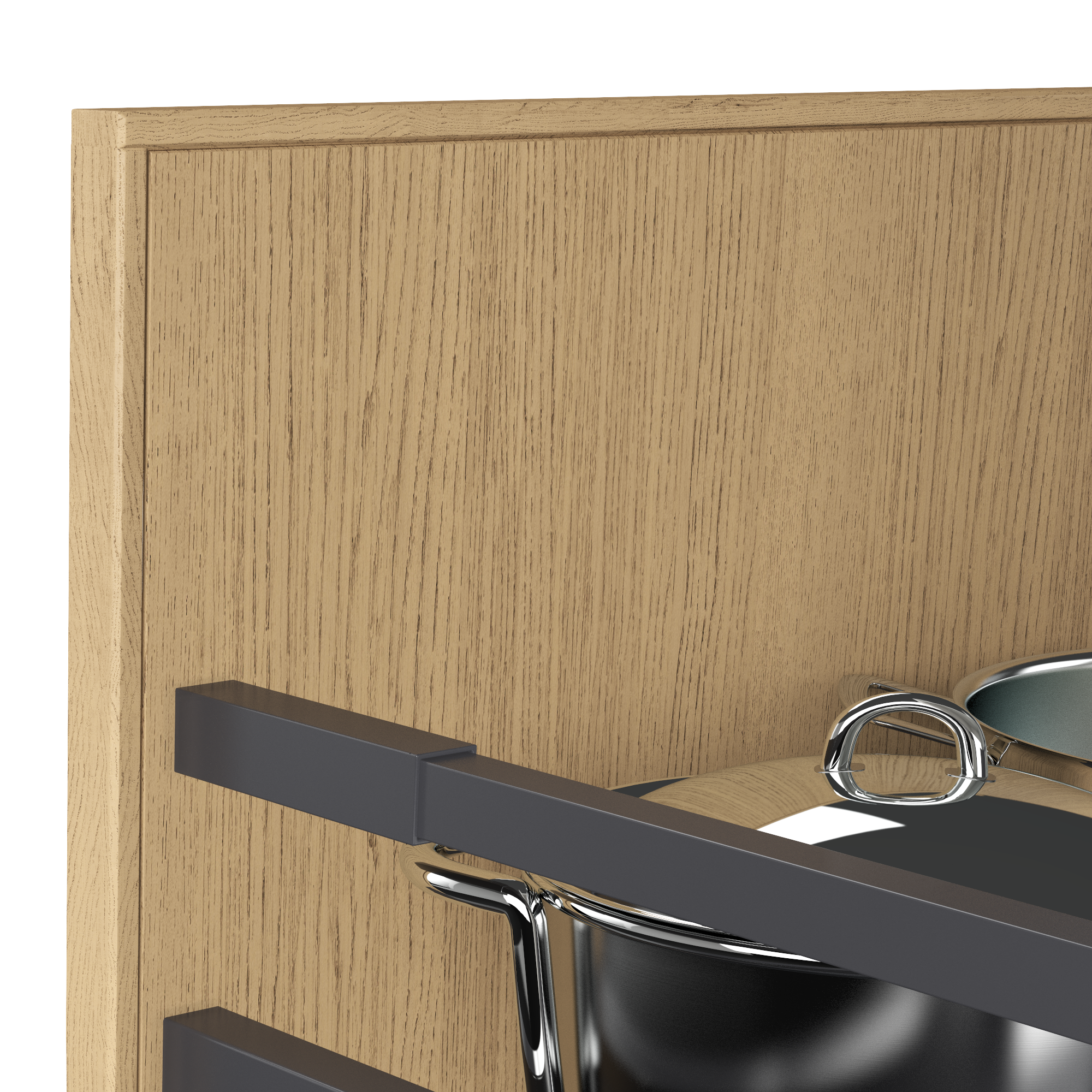 Frente gaveta de cozinha Delinia Malmo 60X26 cm carvalho - 4