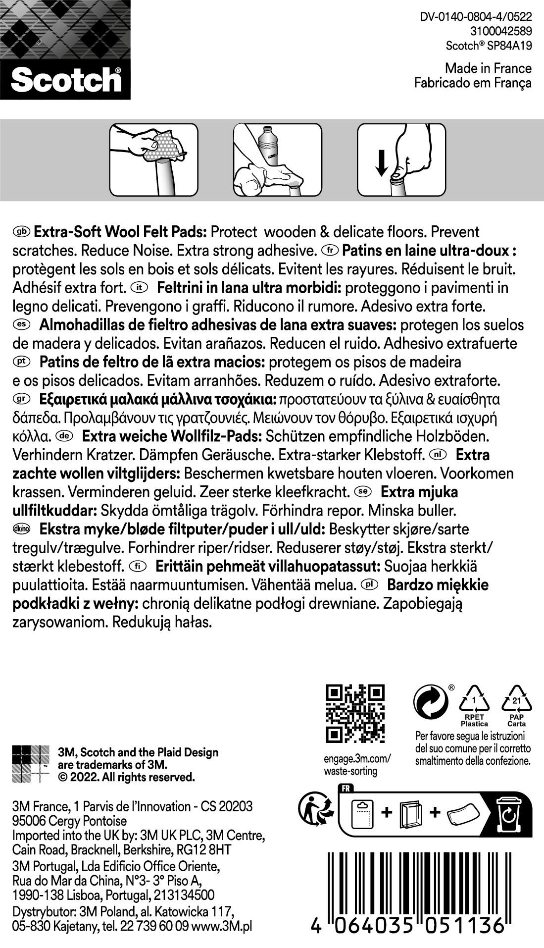 16 Feltros Scotch extra soft D17mm - 8