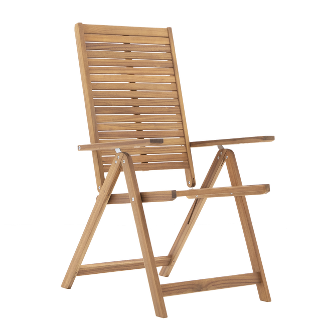 Fotel ogrodowy Solaris II drewniany Naterial