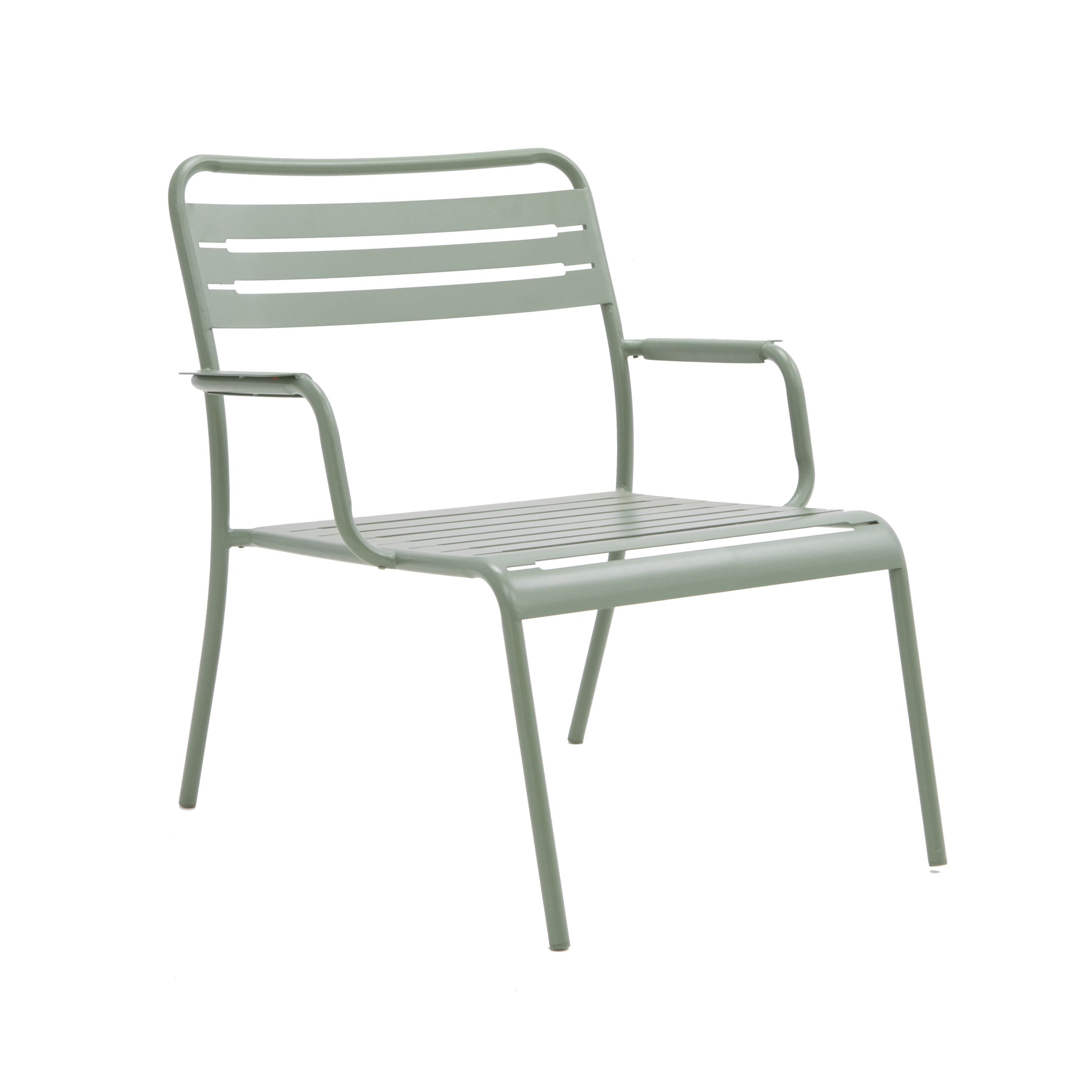 Fotel ogrodowy Cafe II stalowy zielony