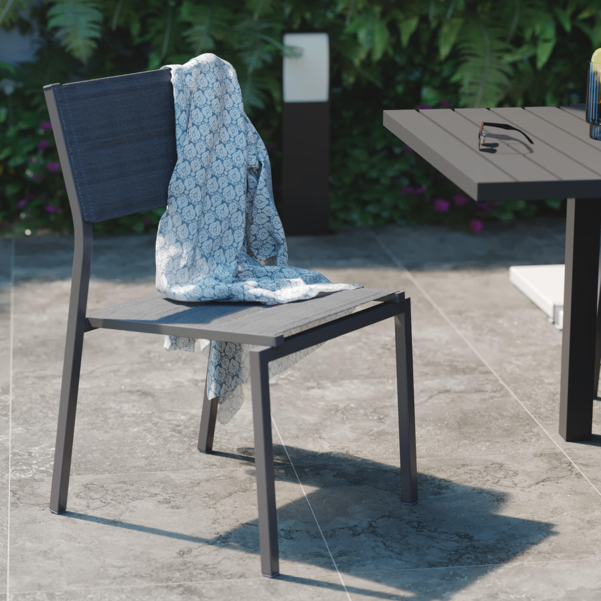 Guarda-sol NATERIAL aura ii octo d400cm antracite - 5