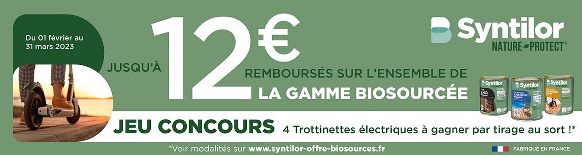 Vernis Meubles et Boiseries Biosourcé* Nature Protect® 0.5L Incolore -  SYNTILOR