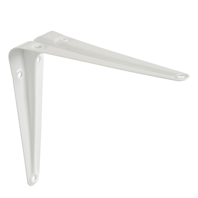 Reggimensola Normo in acciaio verniciato bianco, H 15 X P 12.5 cm