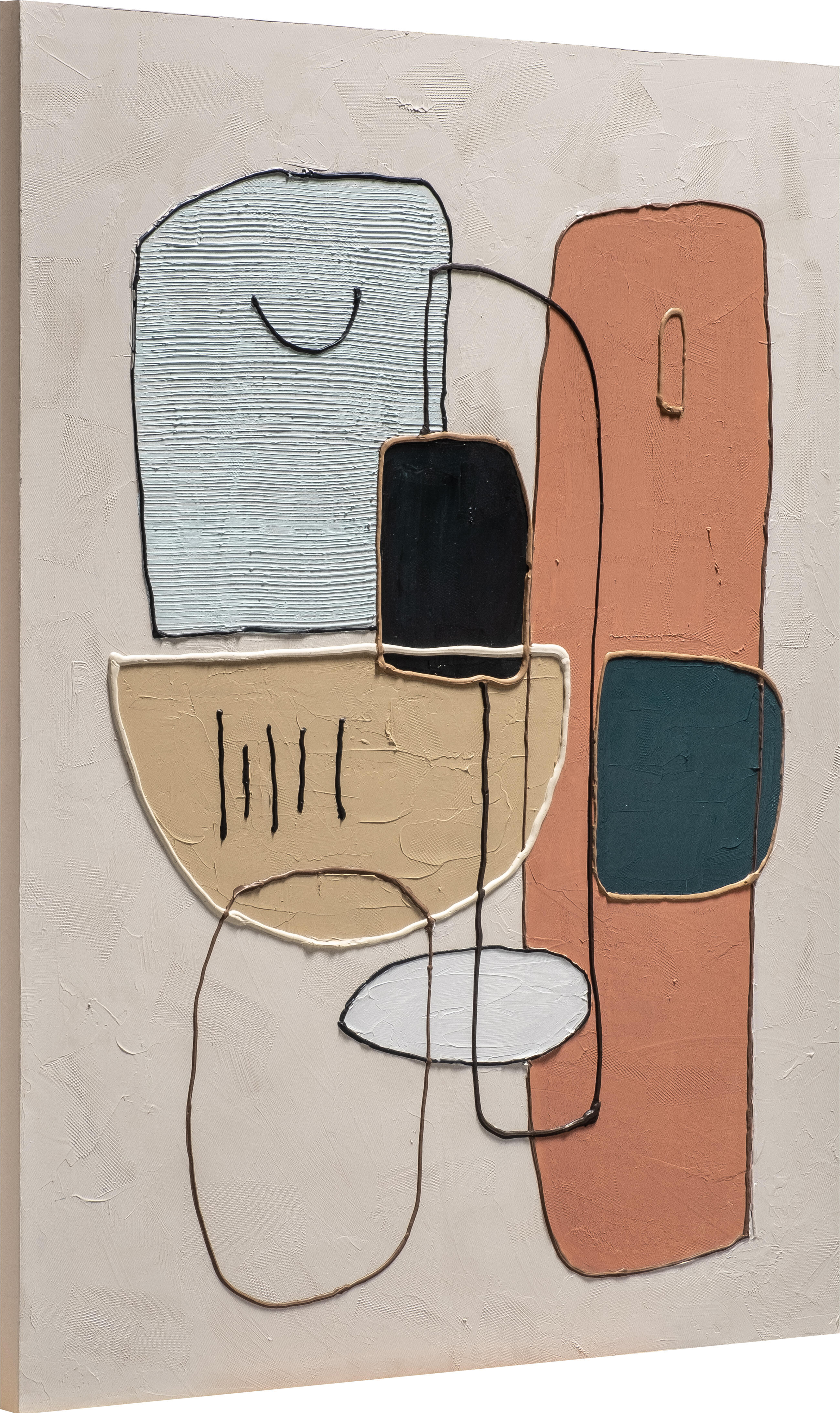 Tela pintada ABSTRATO 90 x 120 cm - 2