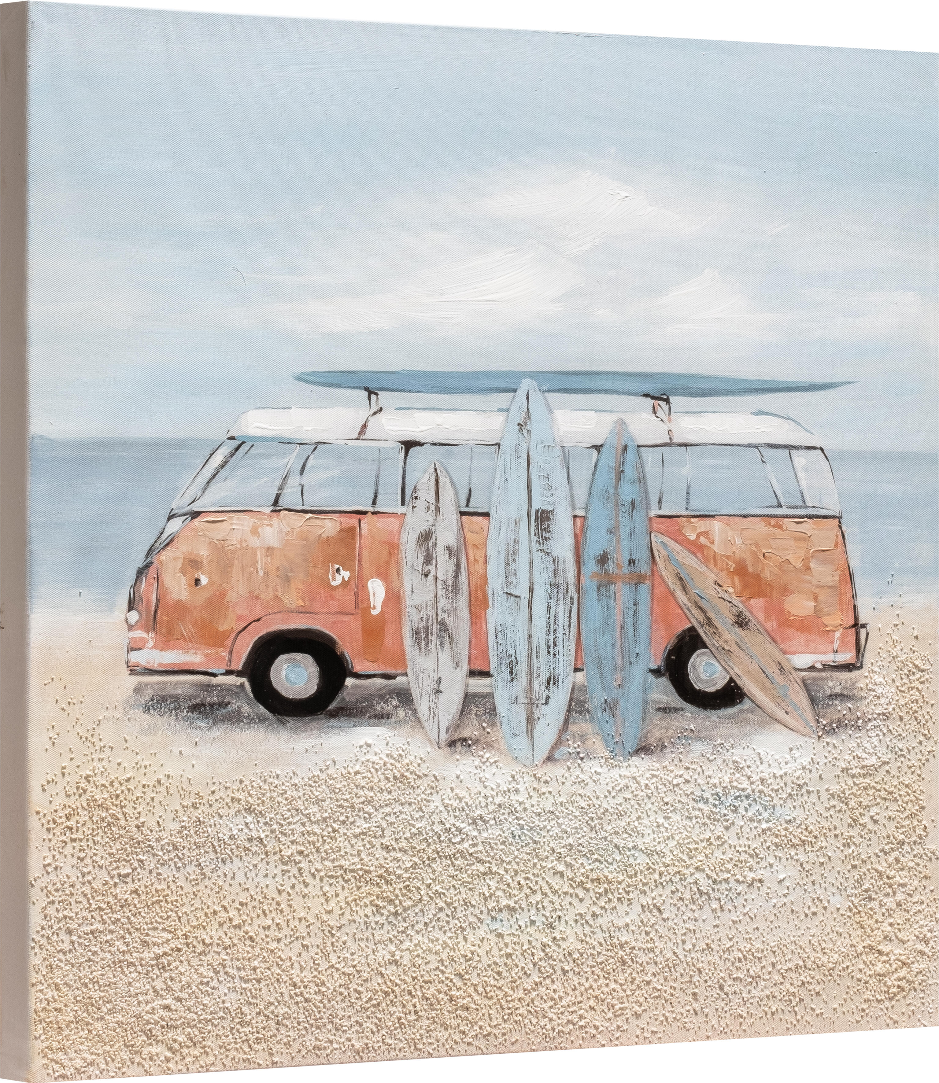 Tela pintada CARRINHA PRANCHAS SURF 60 x 60 cm - 6