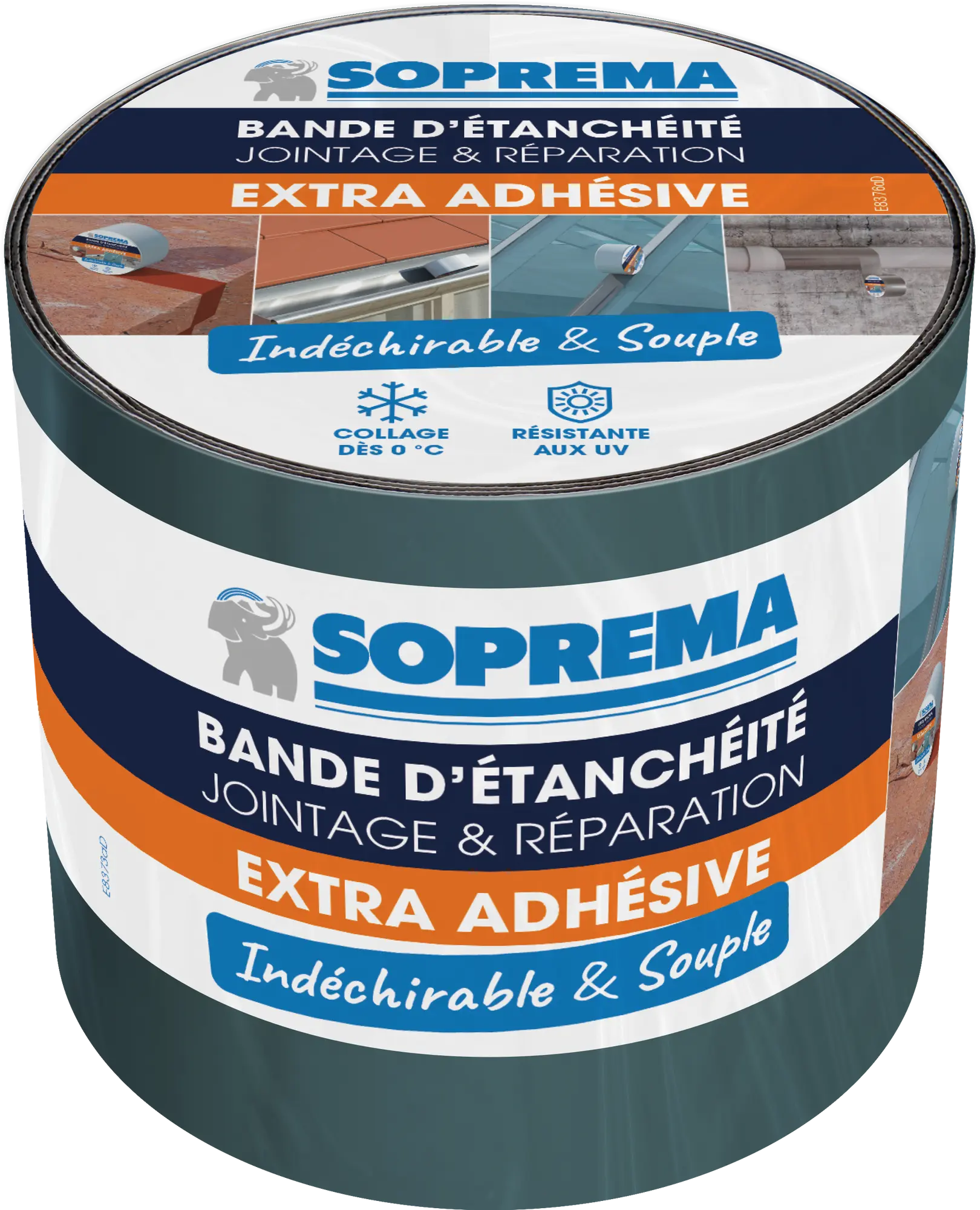 Bande D'étanchéité Kompriband Illbruck - 40 Mm X 3 Mm, Longueur 22 M - Auto-adhésive, Résistante Aux Intempéries