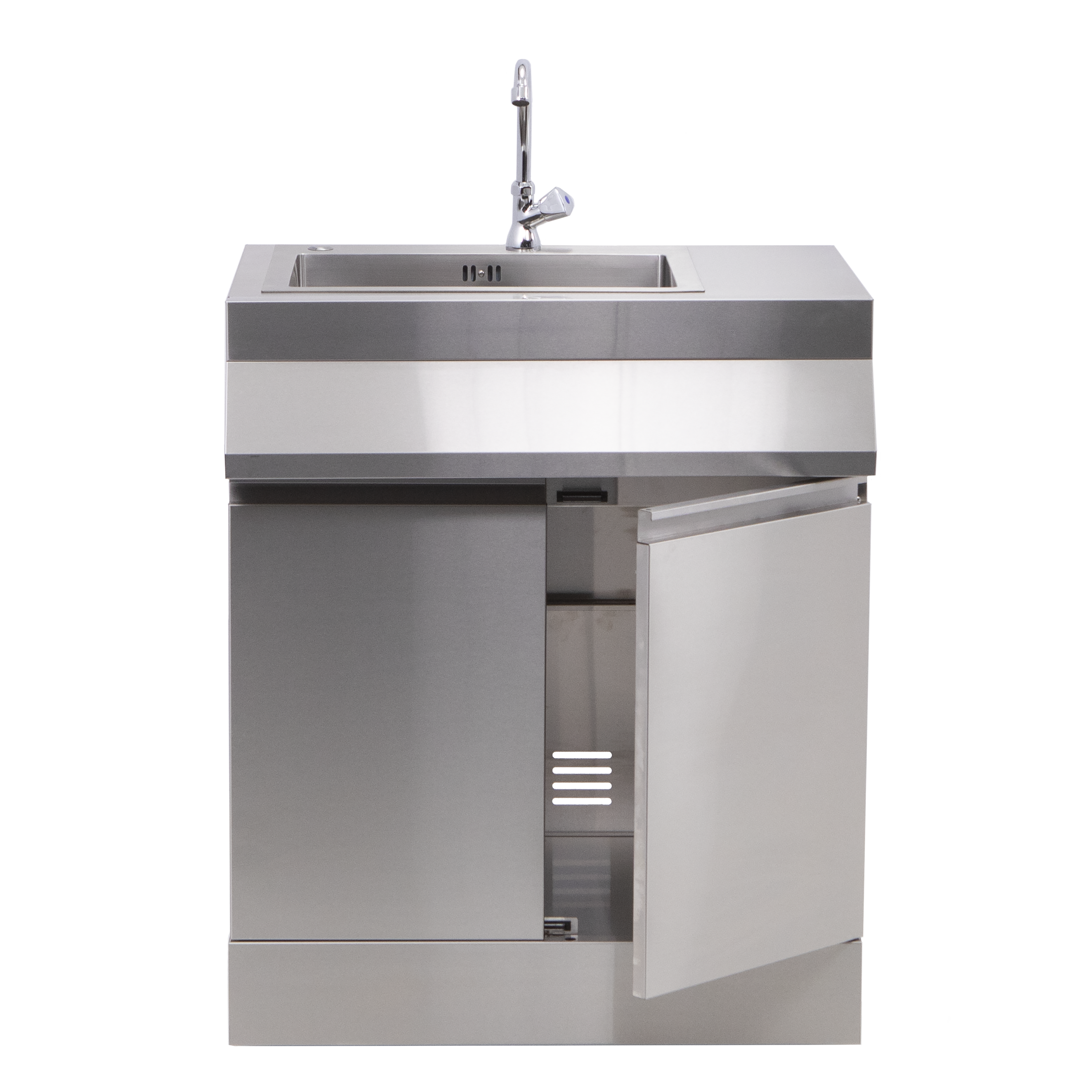 Modulo para cocina de exterior de acero inoxidable con fregadero Ilo 90 x 55.3 x 73 cm - 2