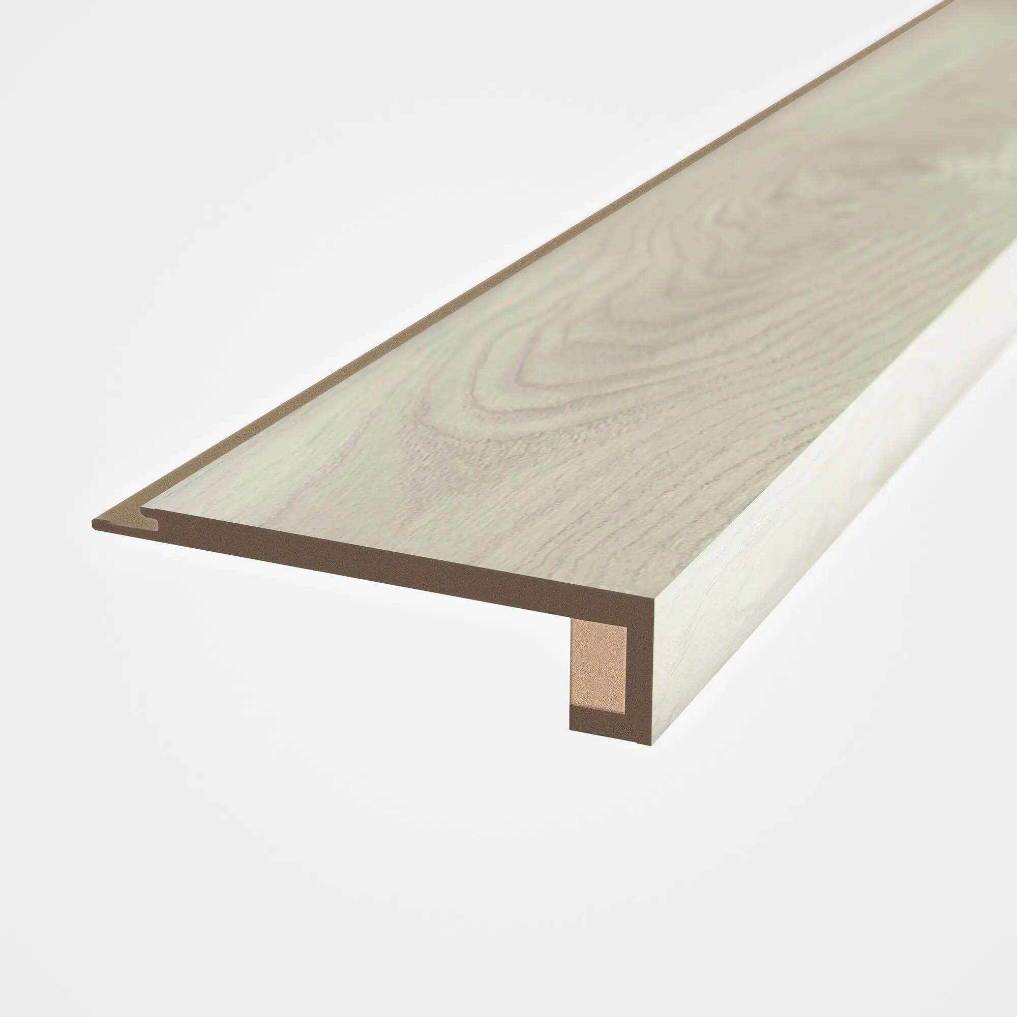 Pack de 2 mamperlanes hdf efecto madera blanca roble atenea 134.6x11x3,9cm