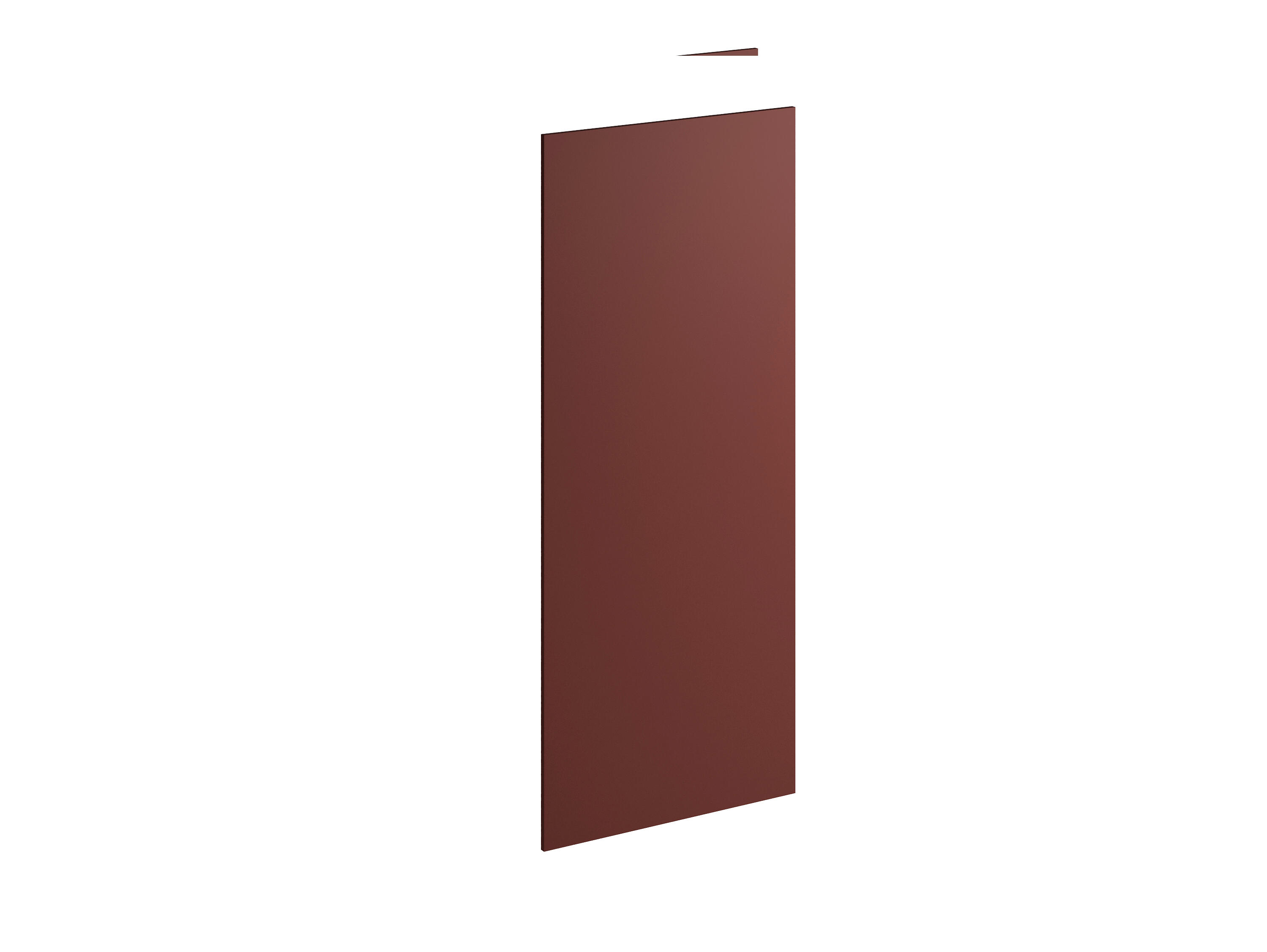 Costado para mueble de cocina atenas teja mate h 76.8x l 183.6 cm