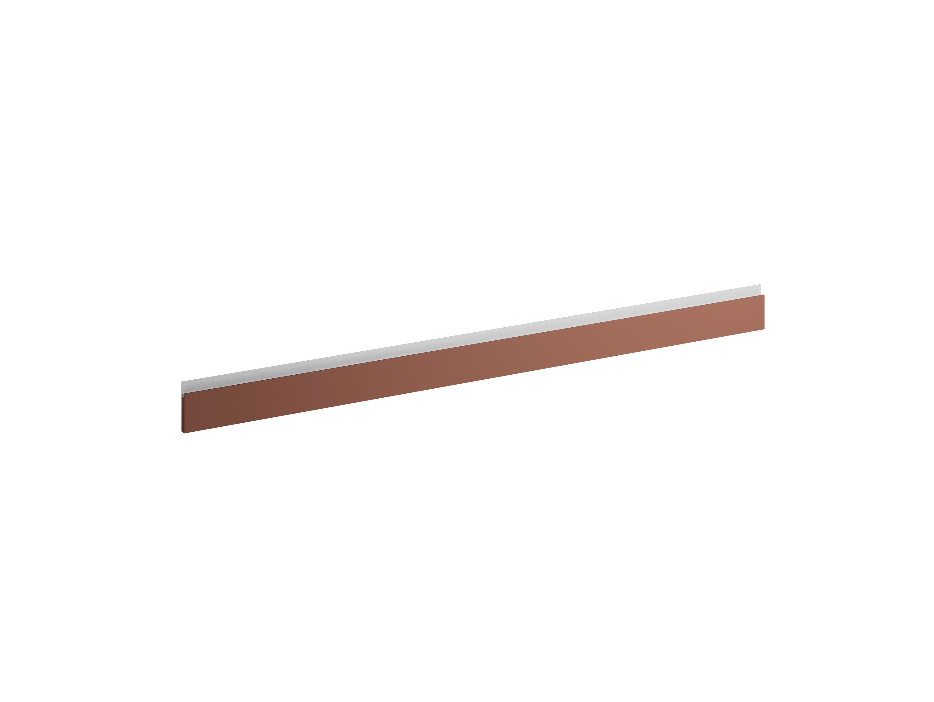 Frente de cajón mueble de cocina delinia id mikonos terracota mate 120x12.8 cm