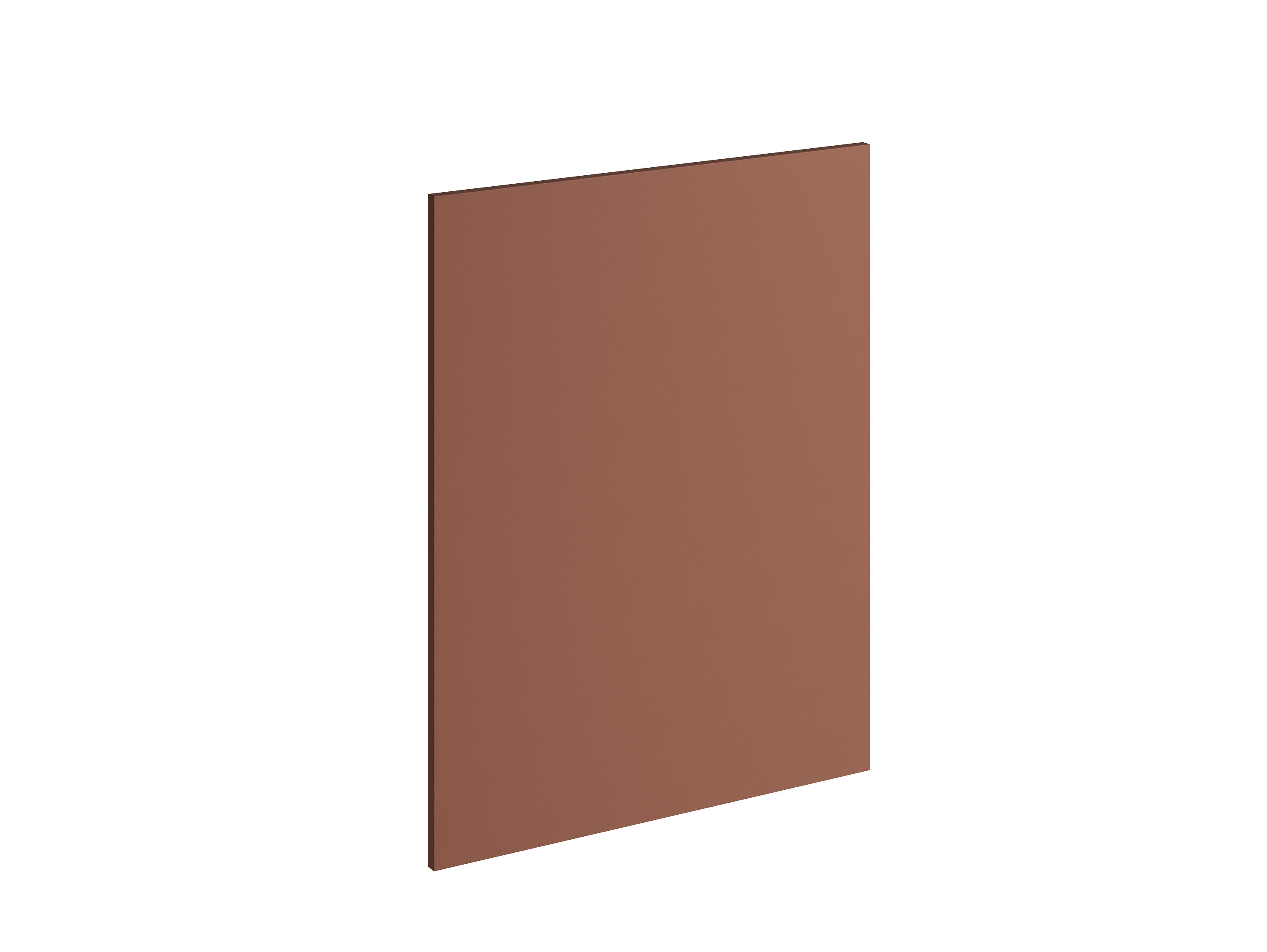 Frente de cajón de cocina atenas terracota mate h 76.8 x l 60 cm