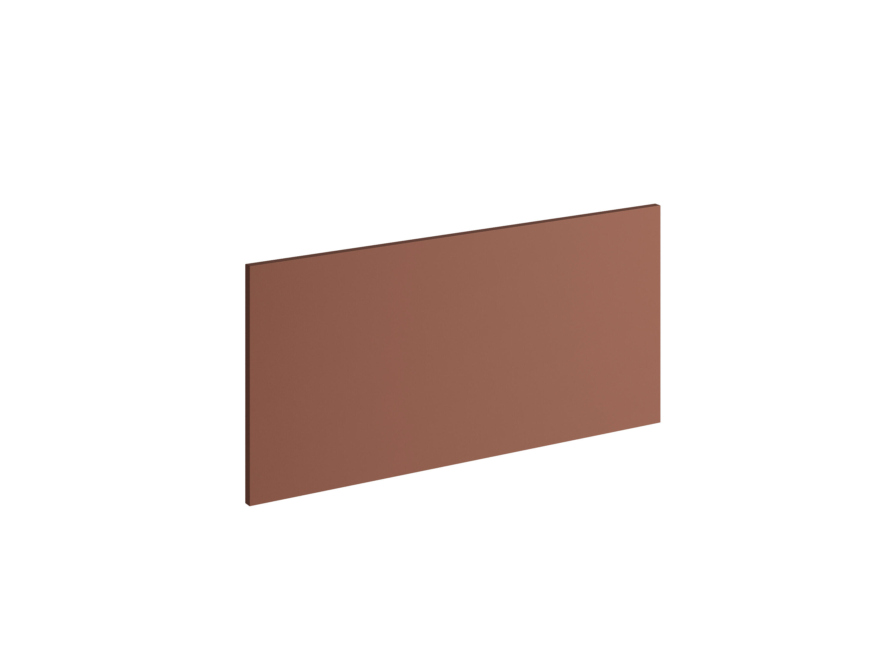 Frente de cajón de cocina atenas terracota mate h 38.4 x l 90 cm
