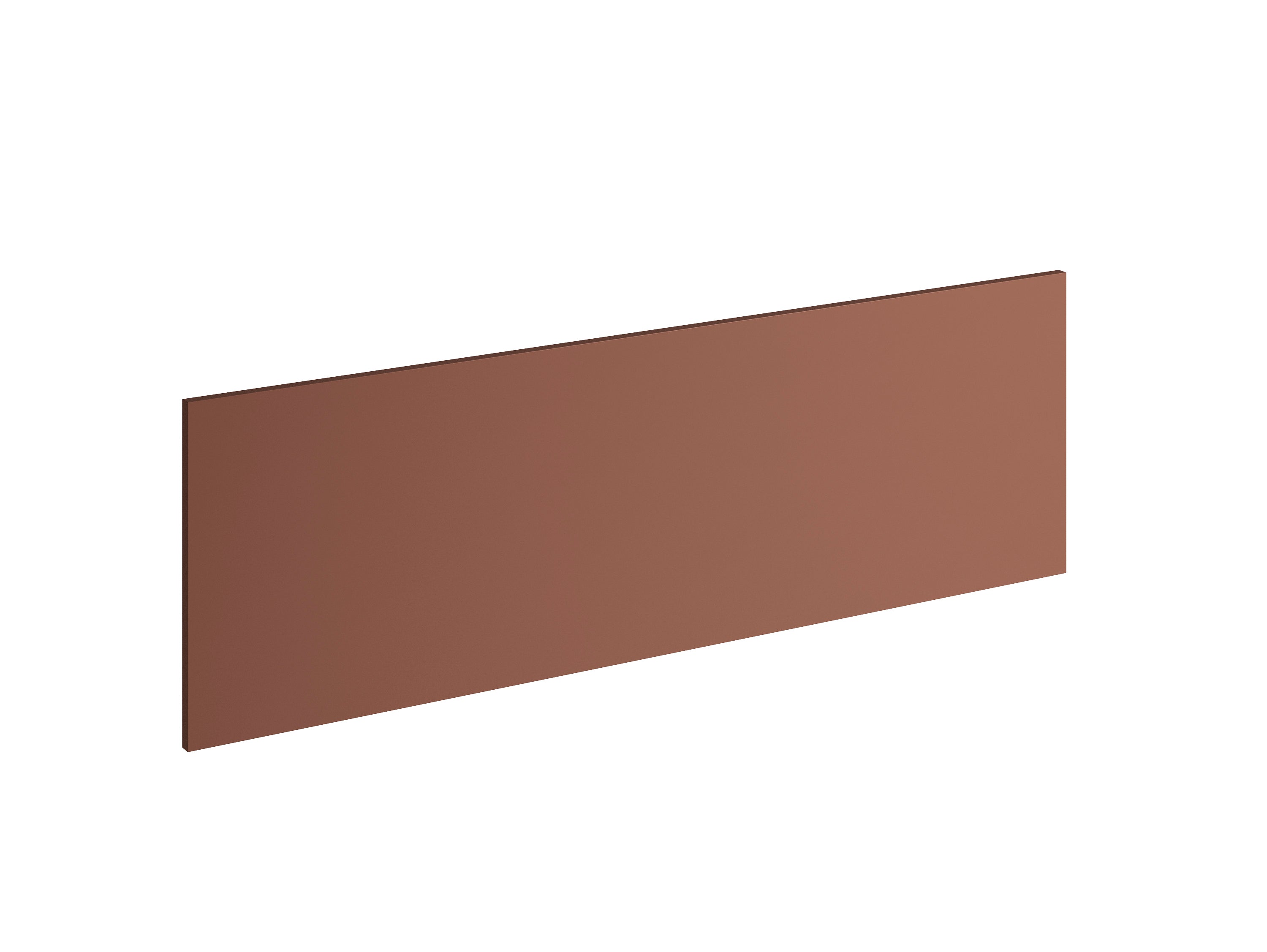 Frente de cajón de cocina atenas terracota mate h 38.4 x l 120 cm