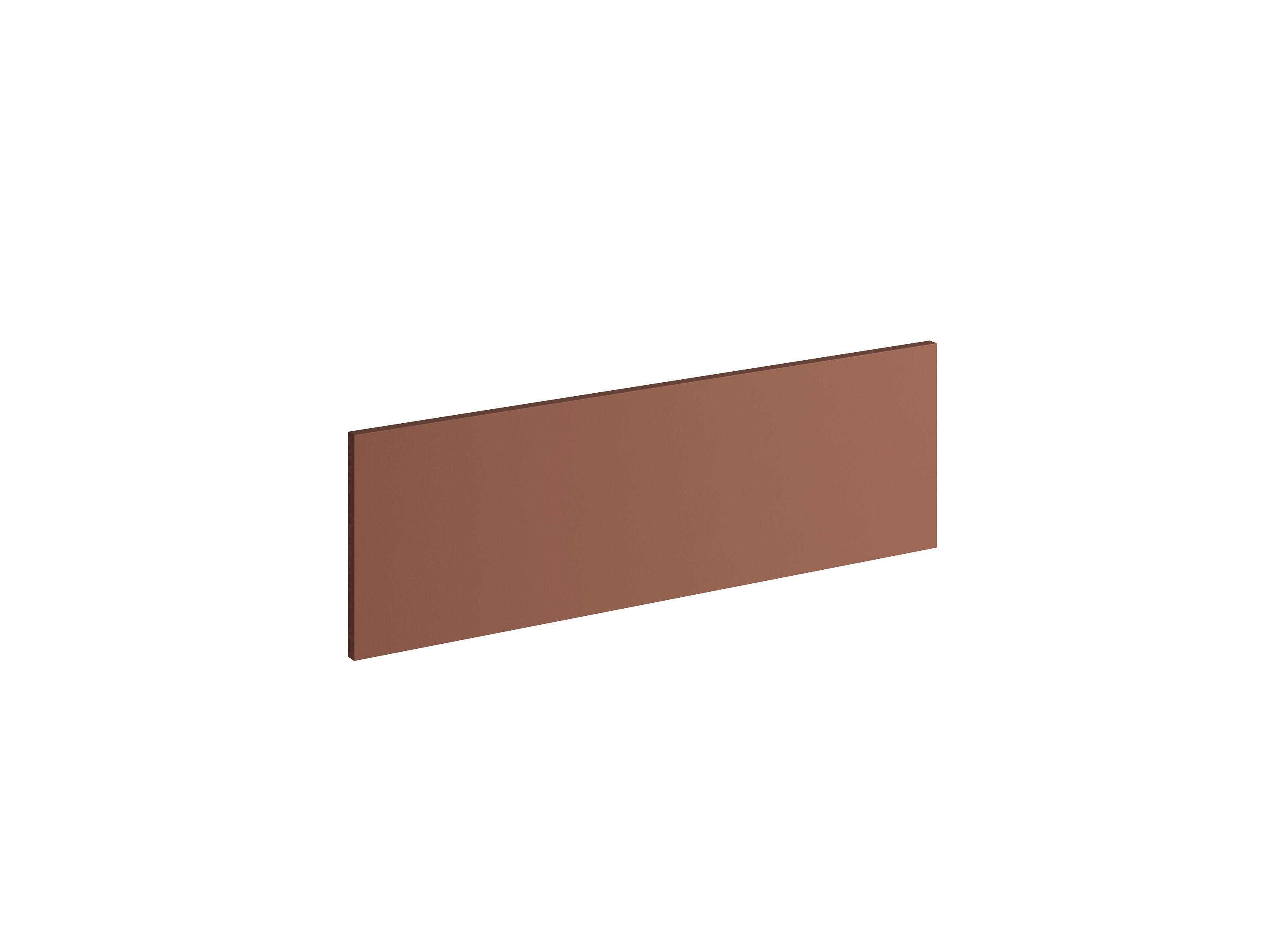 Frente de cajón de cocina atenas terracota mate h 25.6 x l 90 cm