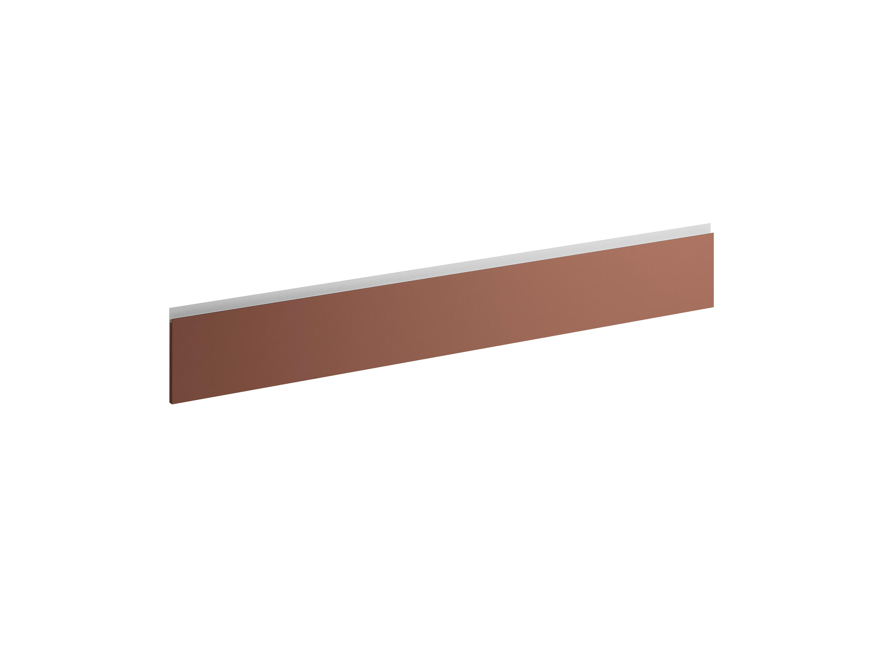 Frente de cajón mueble de cocina delinia id mikonos terracota mate 120x25.3 cm