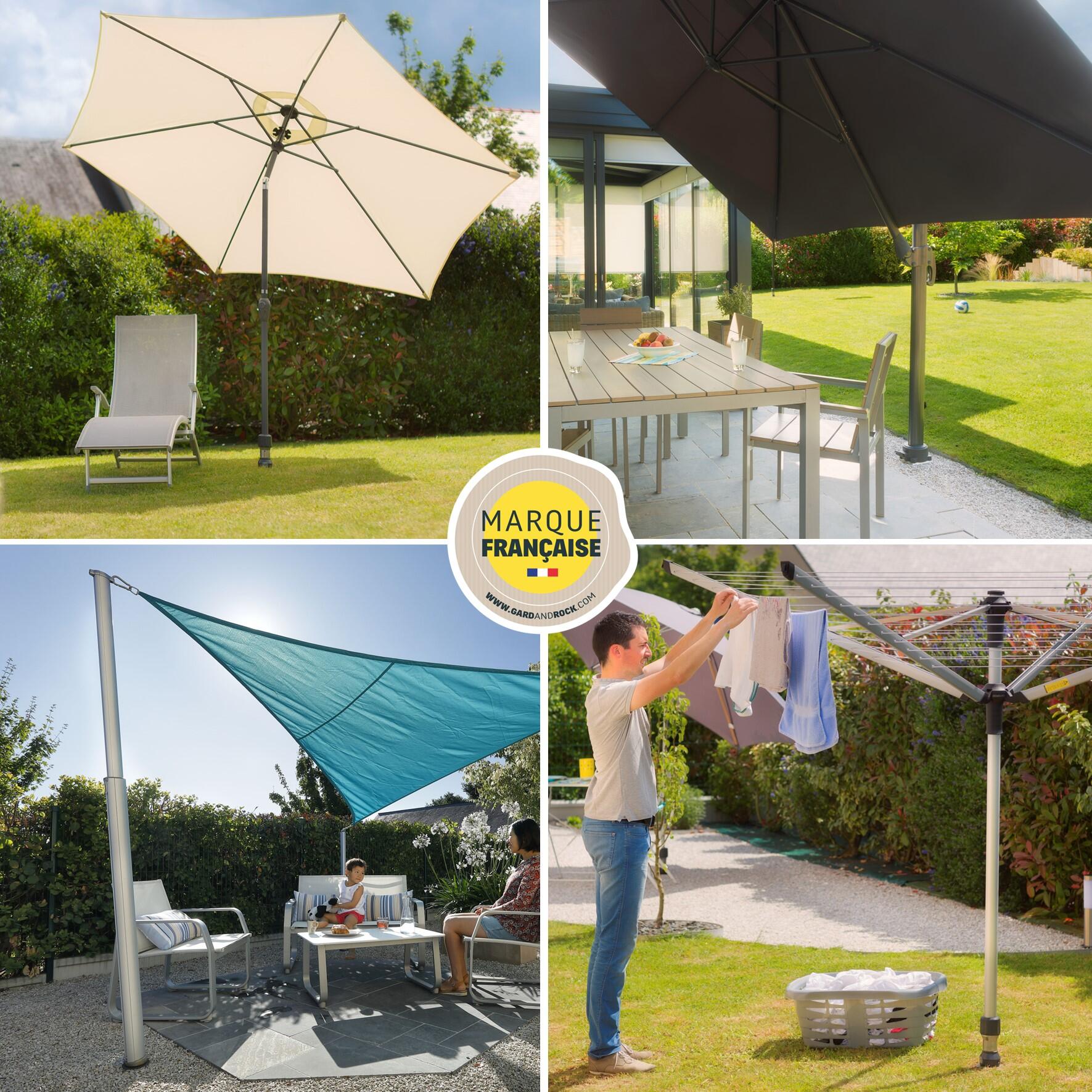 Base d’ancrage en aluminium multi-applications à visser ou à sceller - 6