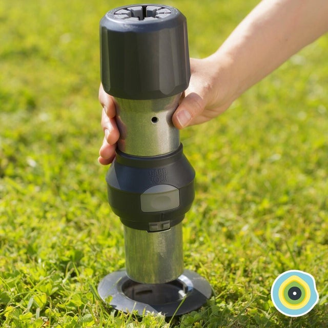Pied pour parasol droit à clipser sur la base d’ancrage
