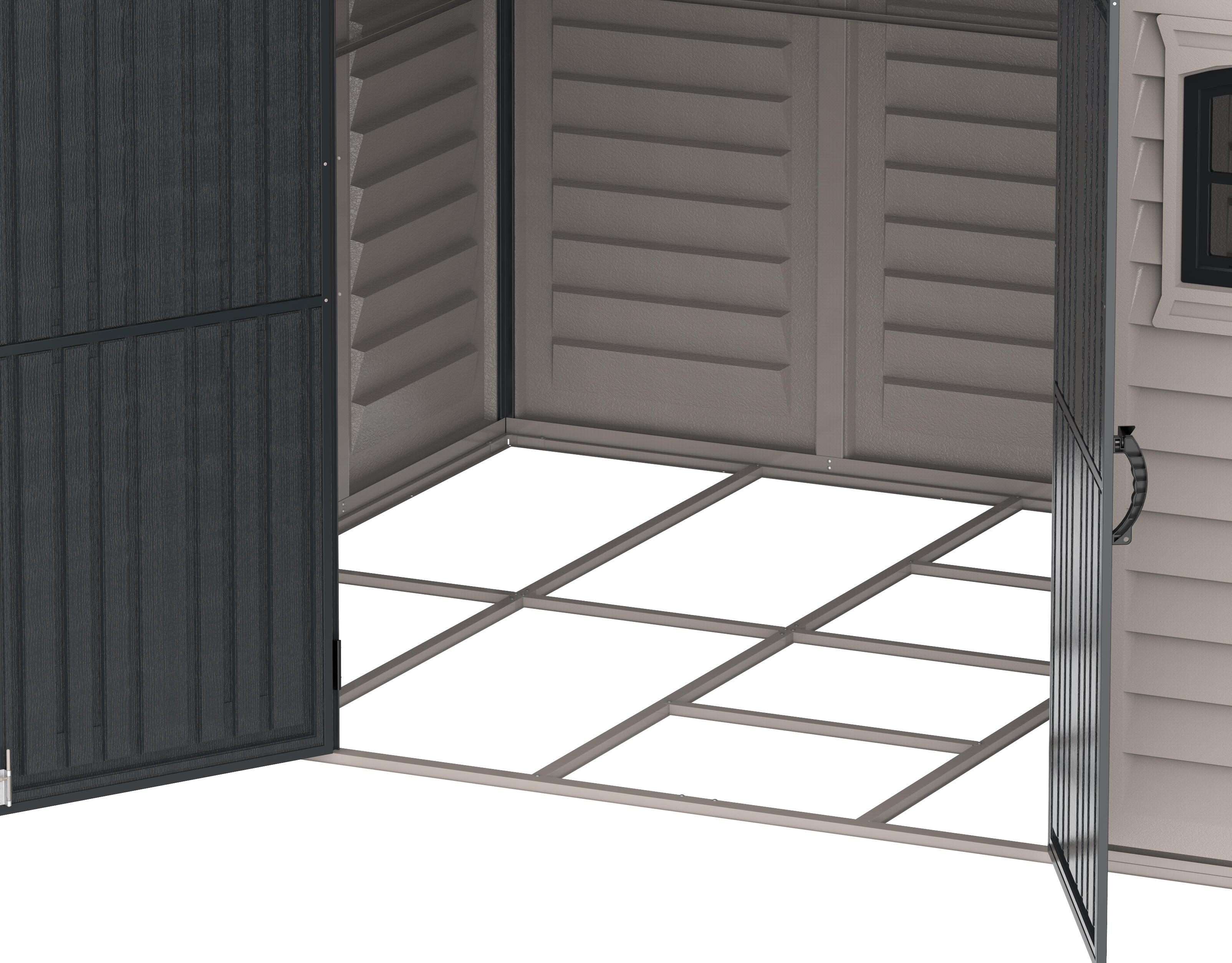 Abri de jardin pvc DURAMAX Ep.3 mm, 8 m² - 5
