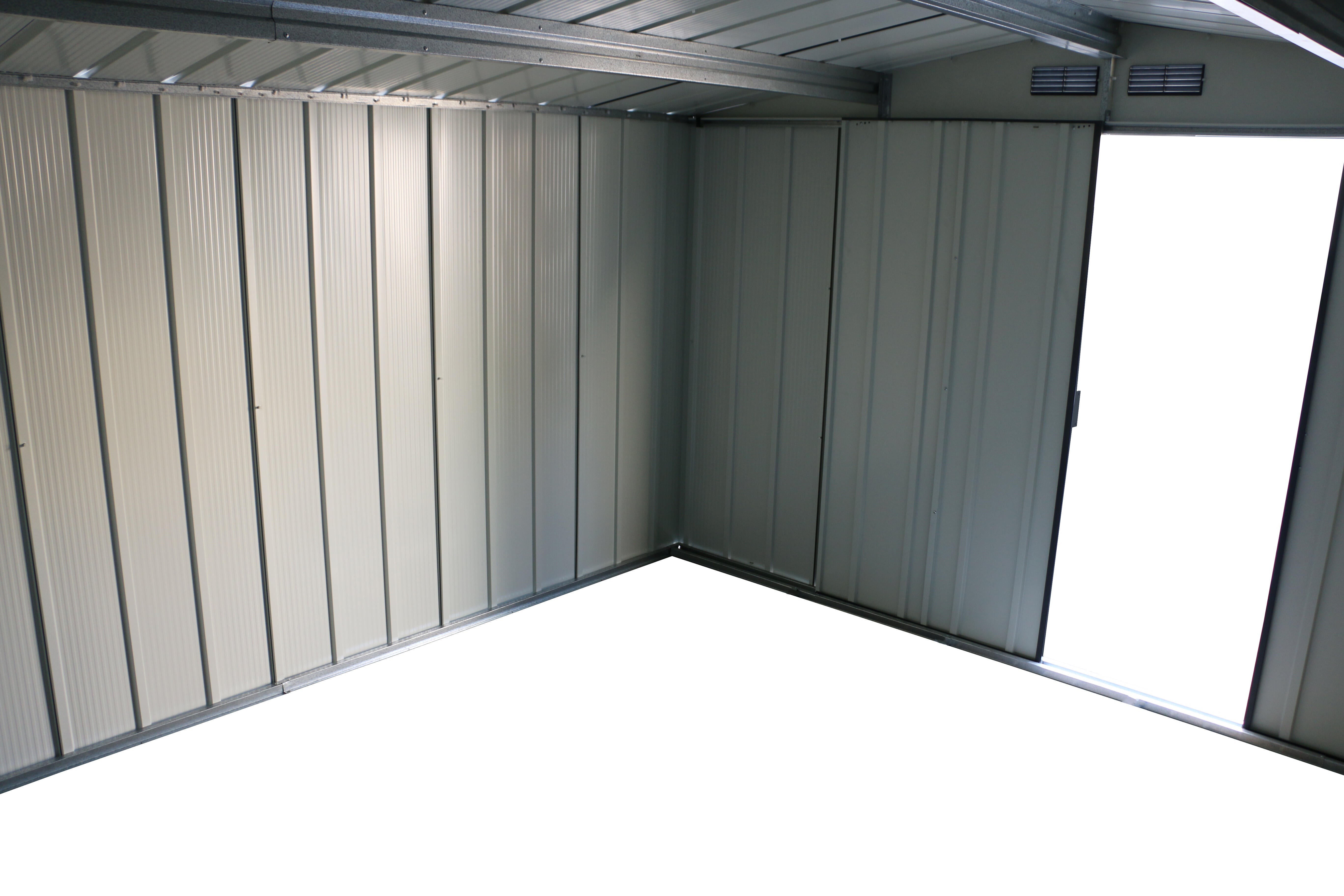 Abri de jardin métal DURAMAX épaisseur 0.33mm , 9.72m² - 4