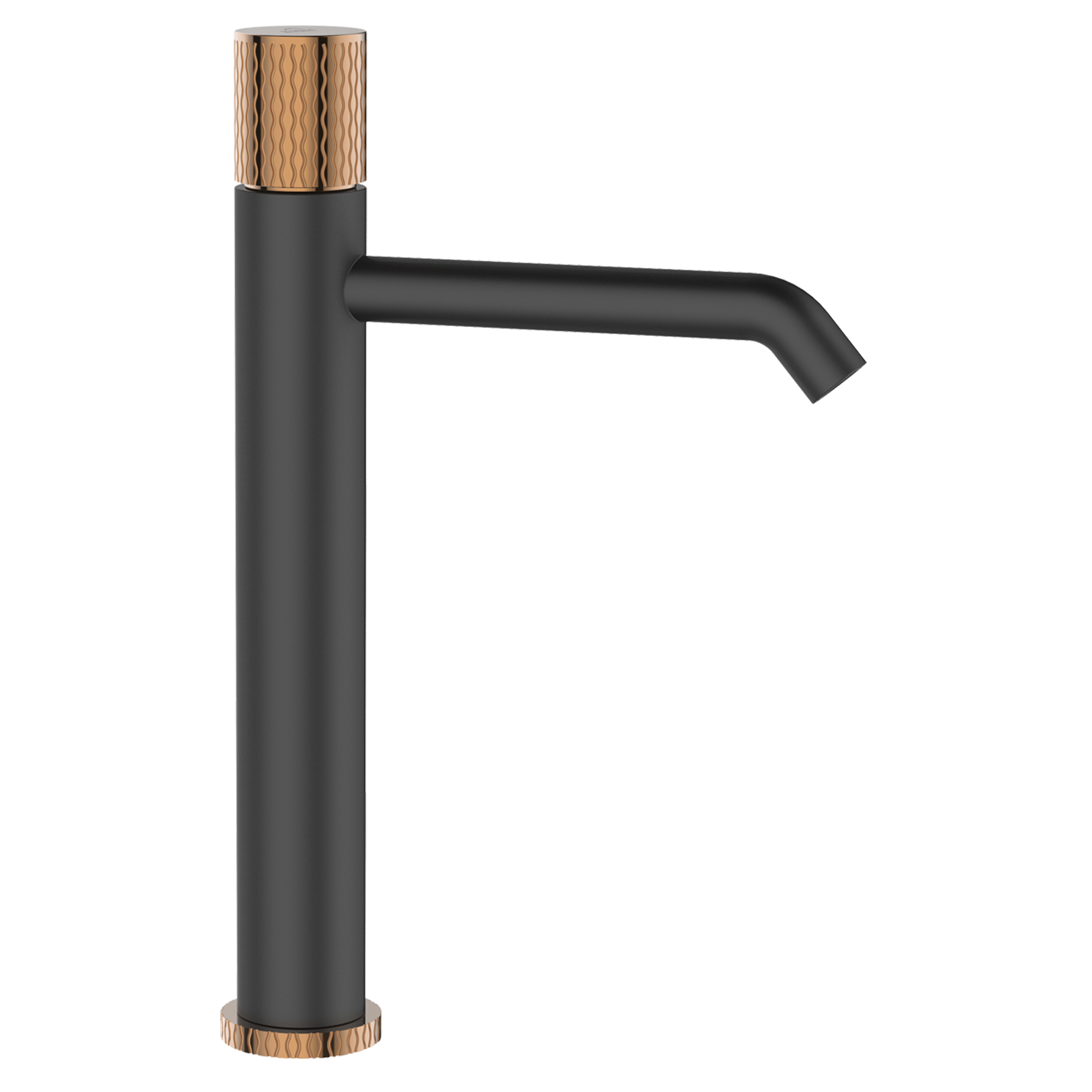 Bateria umywalkowa wysoka czarna Starlight Invena