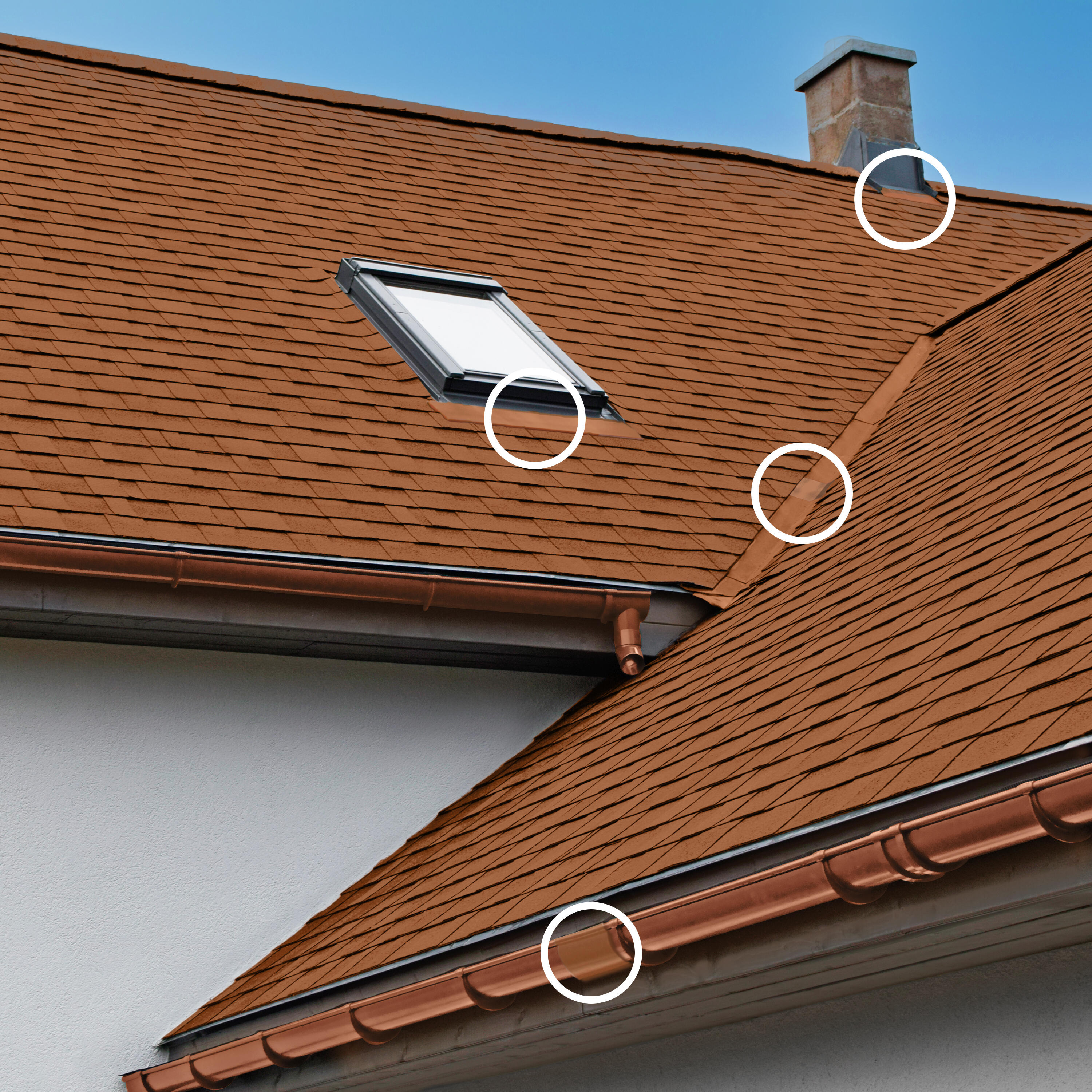 Cinta bituminosa axton terracota 10 metros