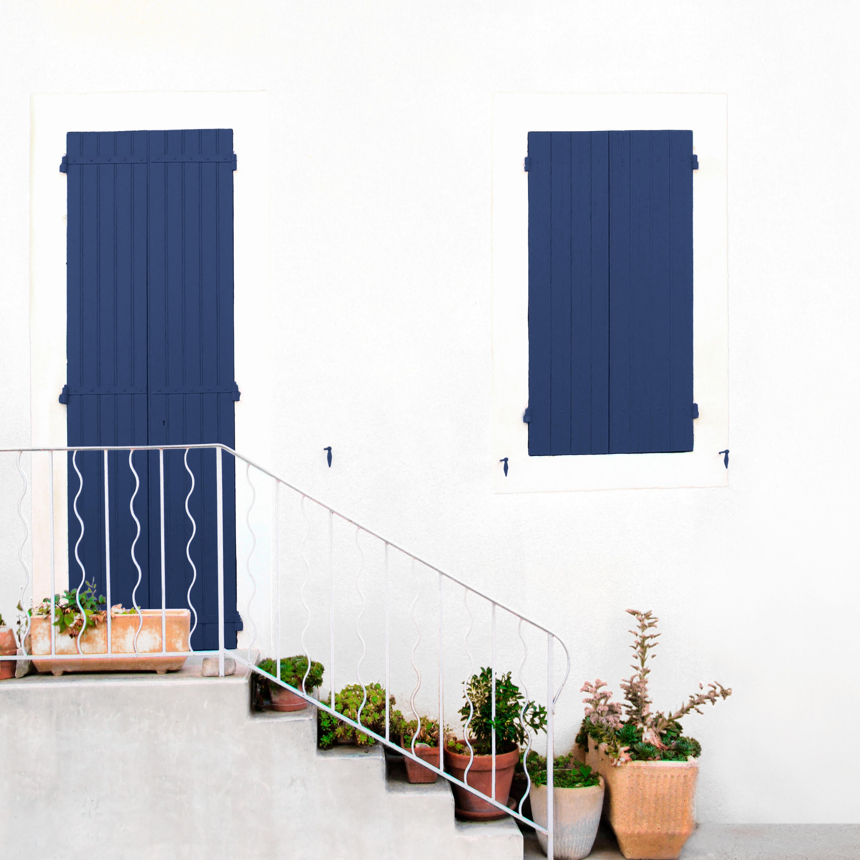 Tinta exterior mate 8 anos 1 L Branco Luxens - 4