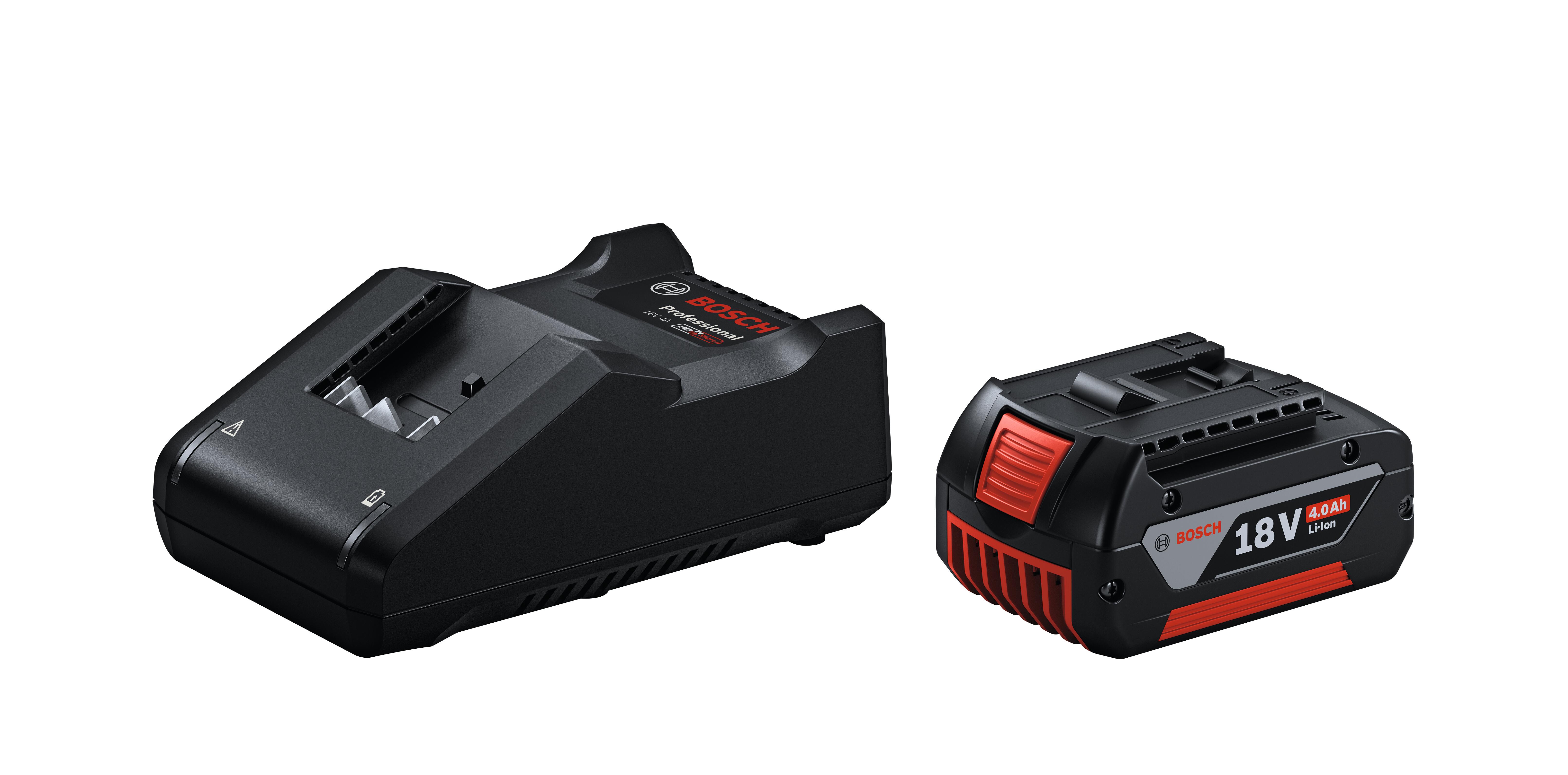 Bosch Professional Set batteria al litio STARTER SET GBA 4,0AH & GAL 18V-40 BOSCH 18V 4Ah