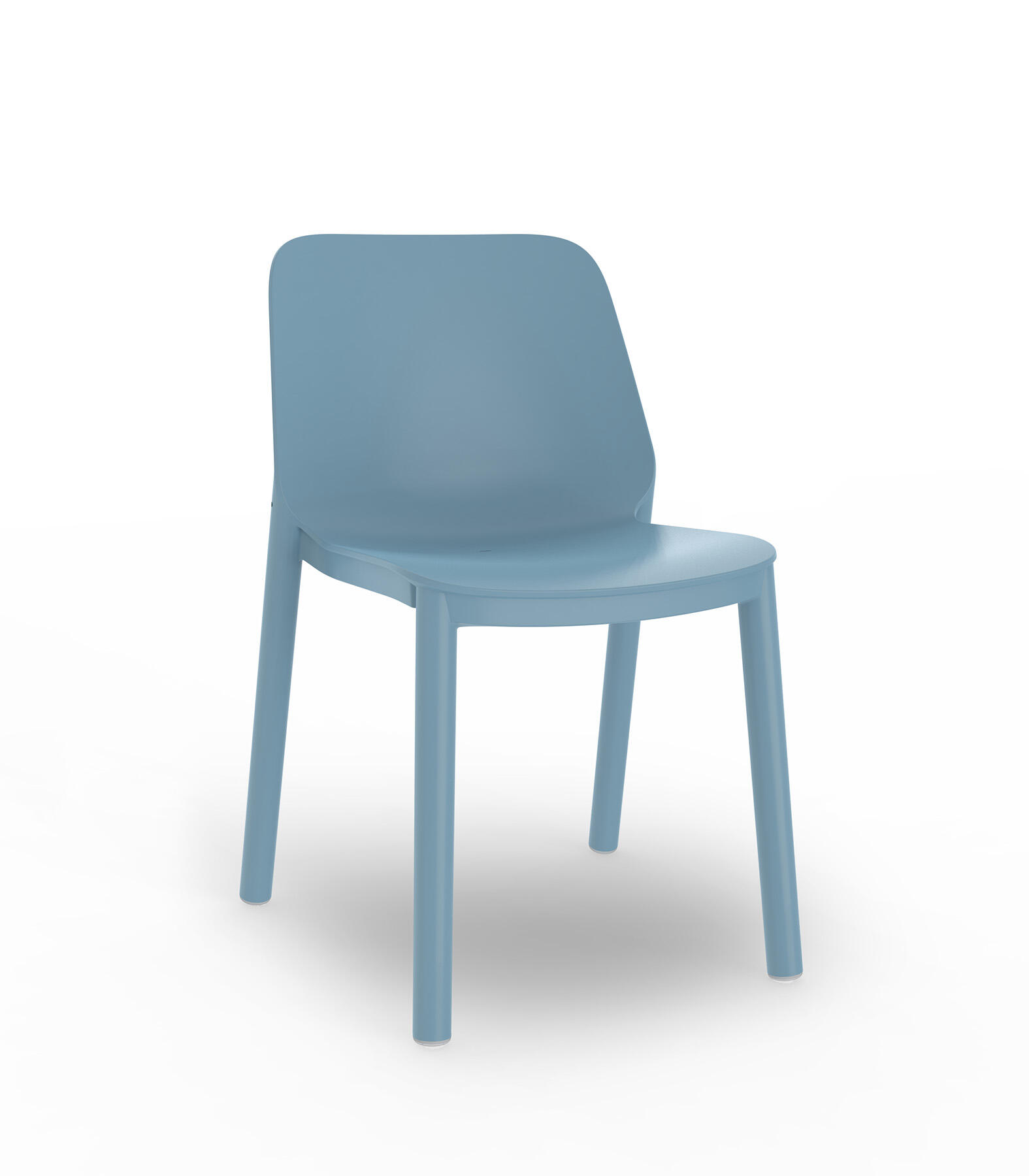 Silla de jardín de polipropileno one azul