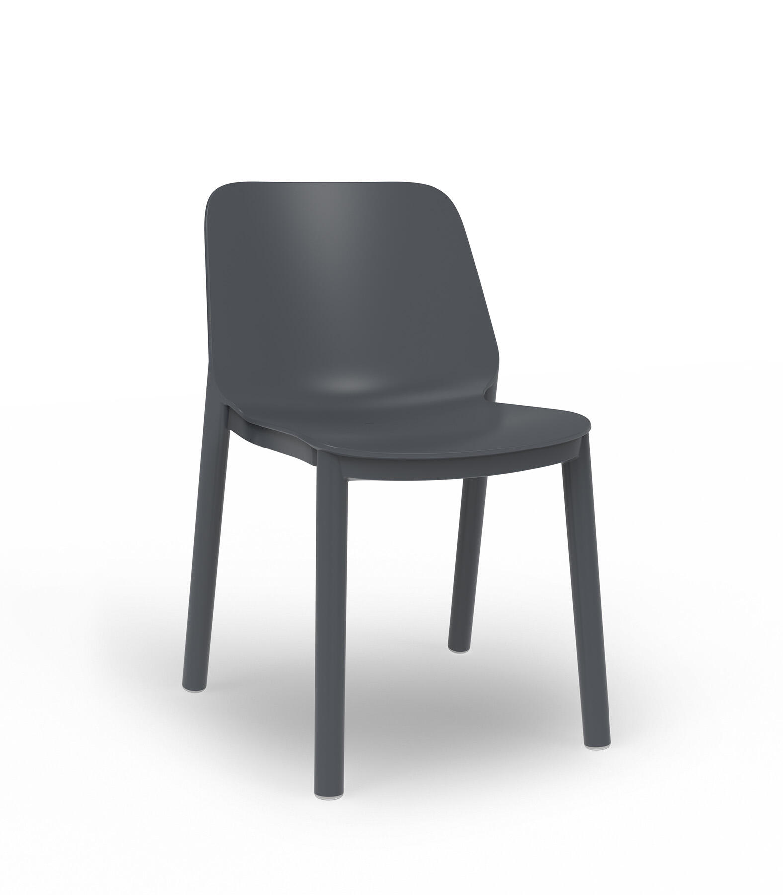 Silla de jardín de polipropileno one negra