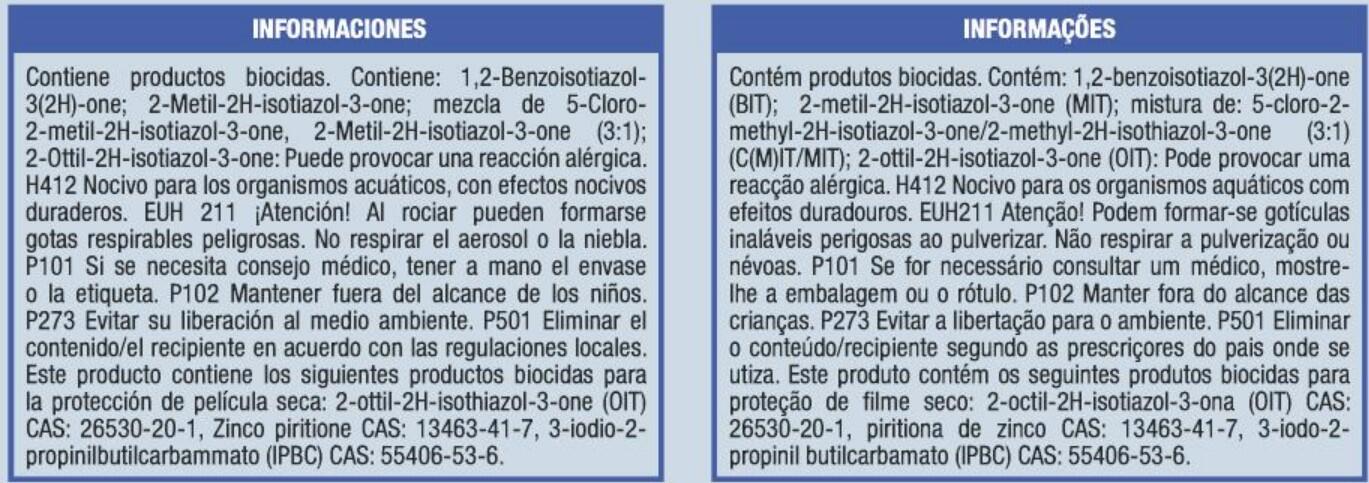 Tinta interior e exterior anti condensaçao luxens branco mate 2,5L - 8