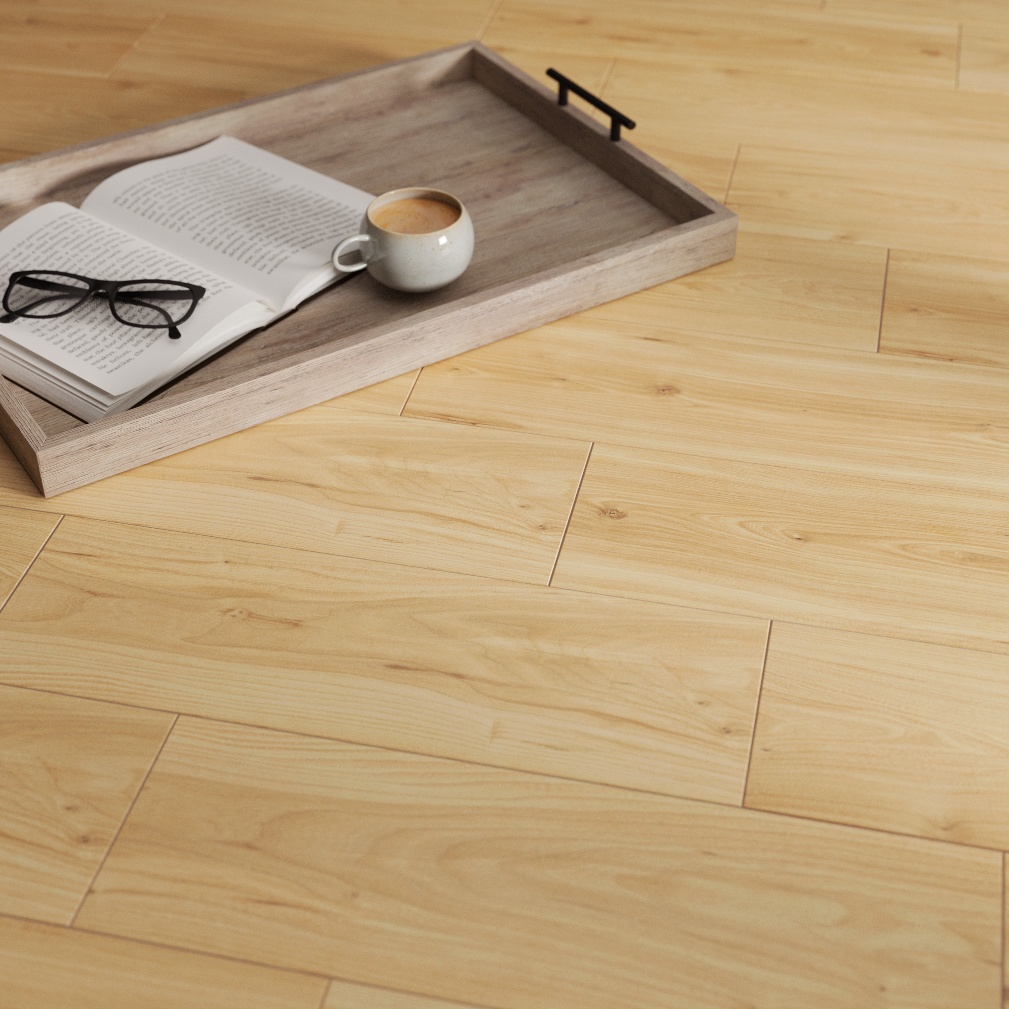 Piastrella da pavimento e rivestimento interno in gres porcellanato 20 x 60 cm rettificato smaltato beige miele opaco Wakefield R9 traffico intenso (pei 4/5) Sp. 7.4 mm 1.32 mq - 16