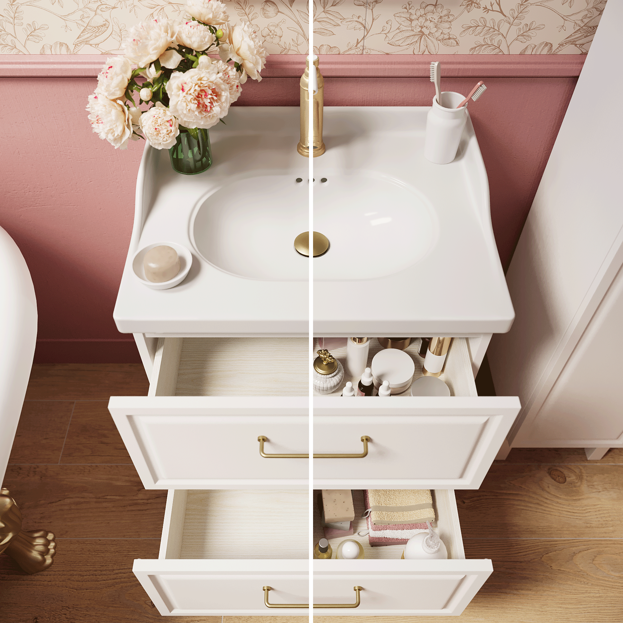 Umywalka meblowa 61 x 49 Sensea - 23