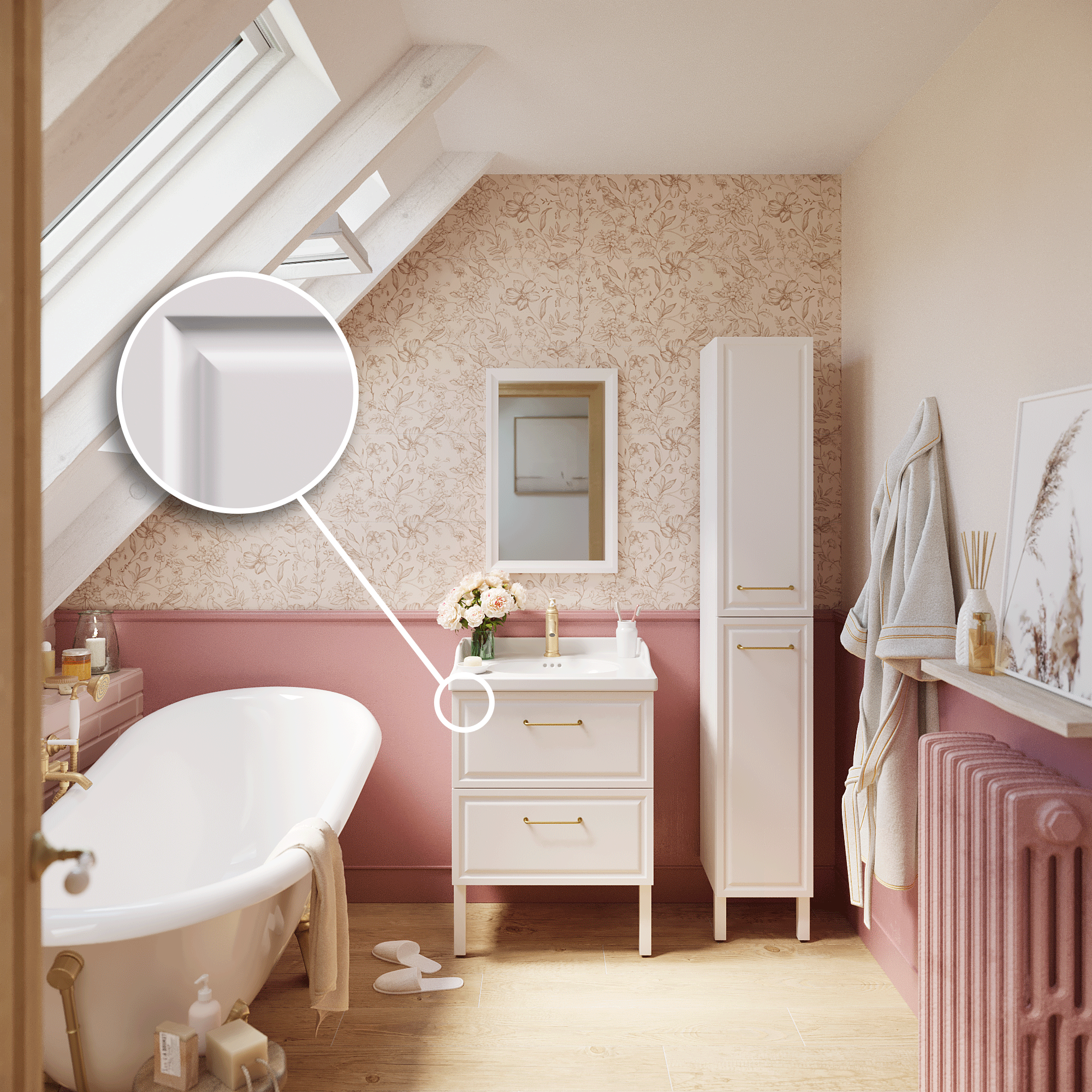 Umywalka meblowa 61 x 49 Sensea - 26