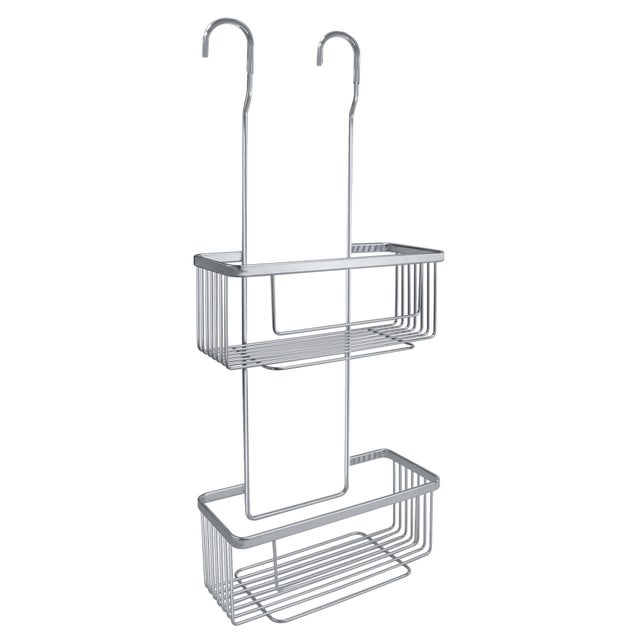 Cesto para duche cinza 26x15x66 cm Banydea