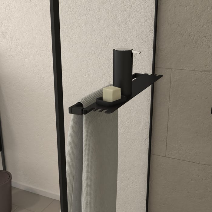 Mampara de ducha fija transparente Austine