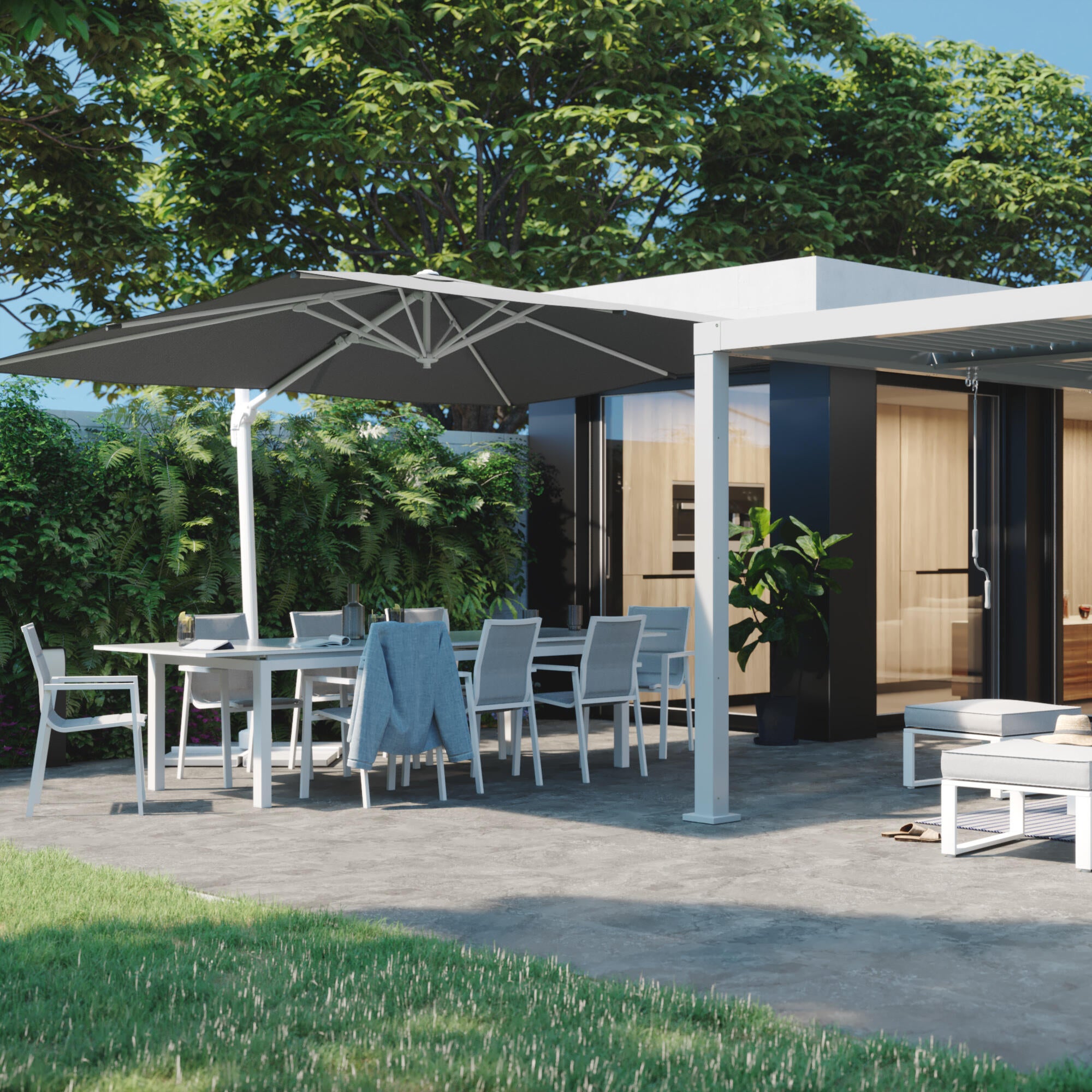 Cadeira de alumínio NATERIAL ORION GAMMA BRANCO - 12